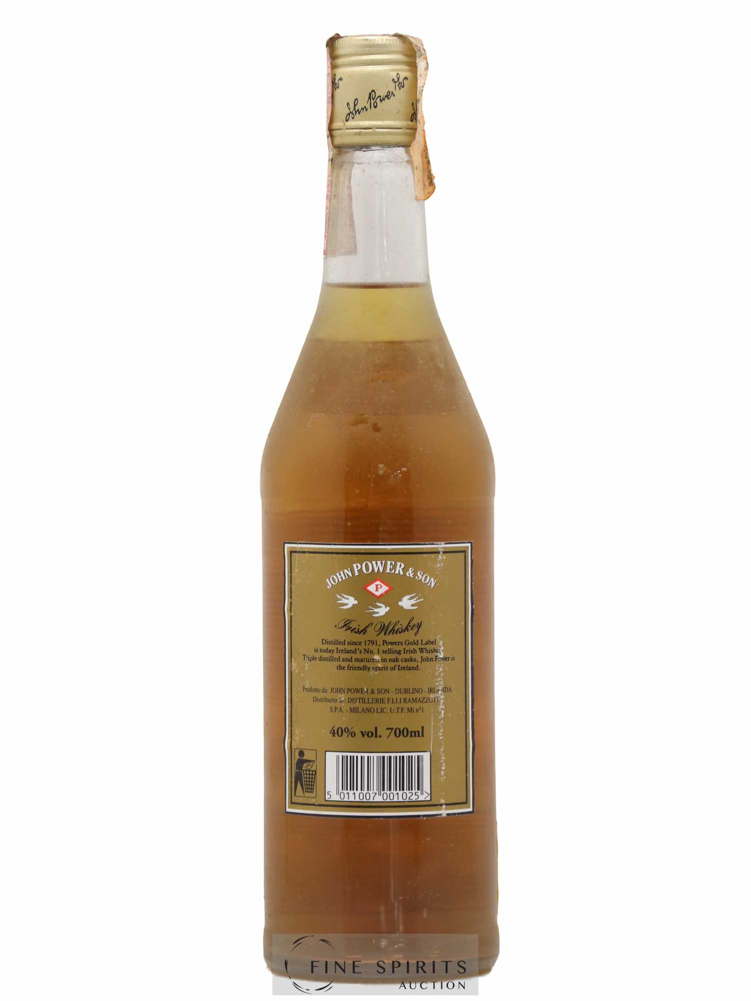 John Power & Son Of. Gold Label Ramazzotti Import - Lot de 1 bouteille - 1