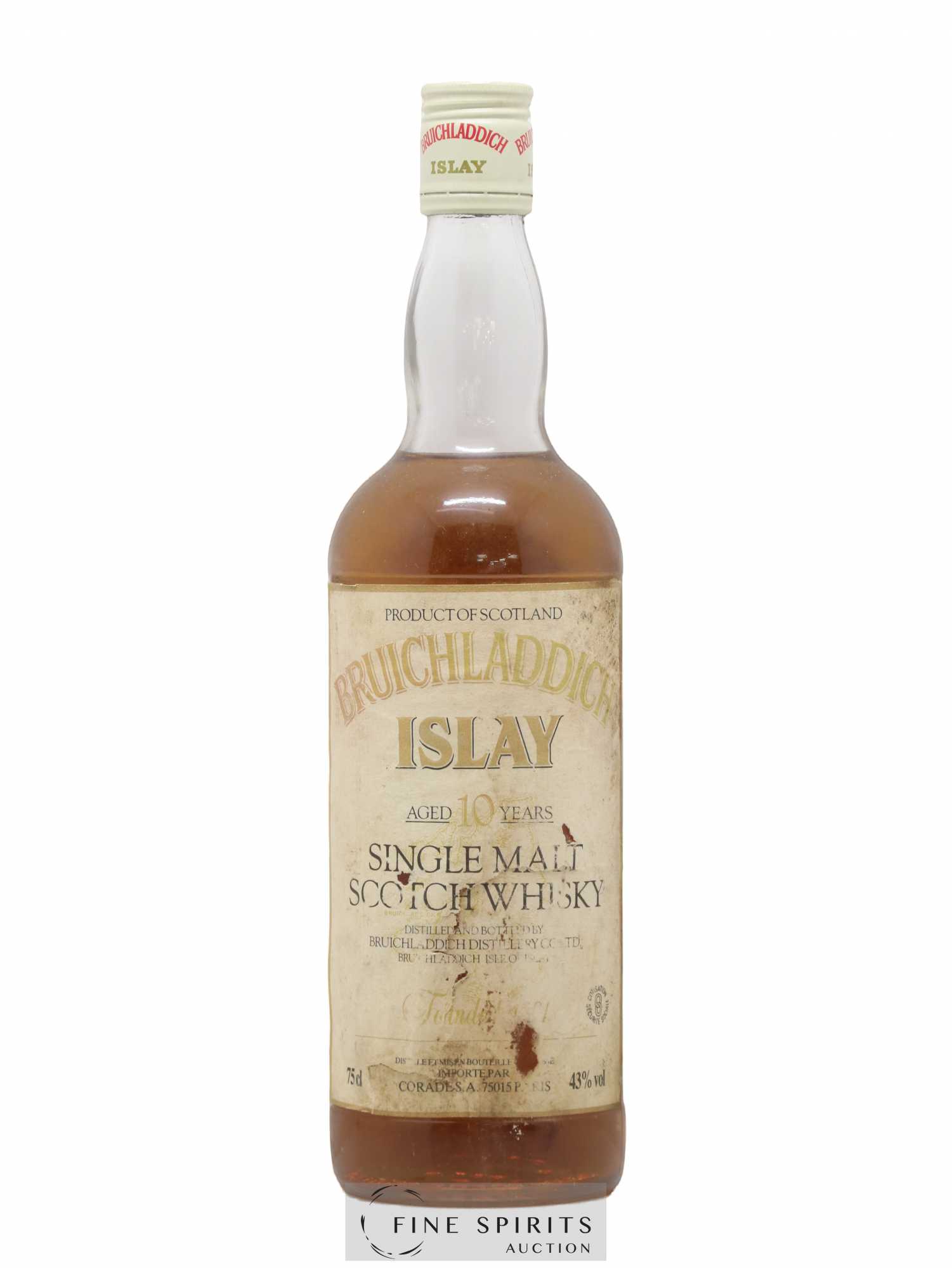 Bruichladdich 10 years Of. Corade Import - Lot de 1 bouteille - 0
