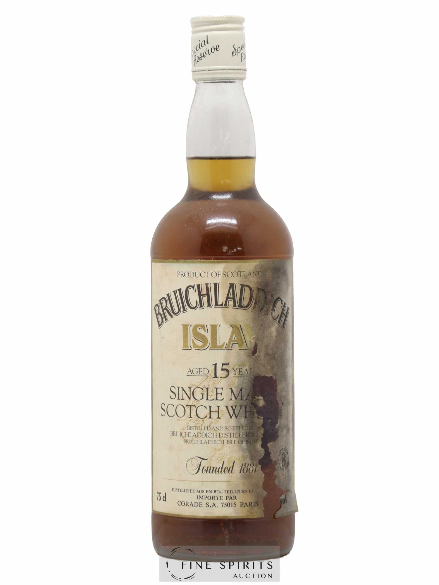 Bruichladdich 15 years Of. Corade Import - Lot de 1 bouteille - 0