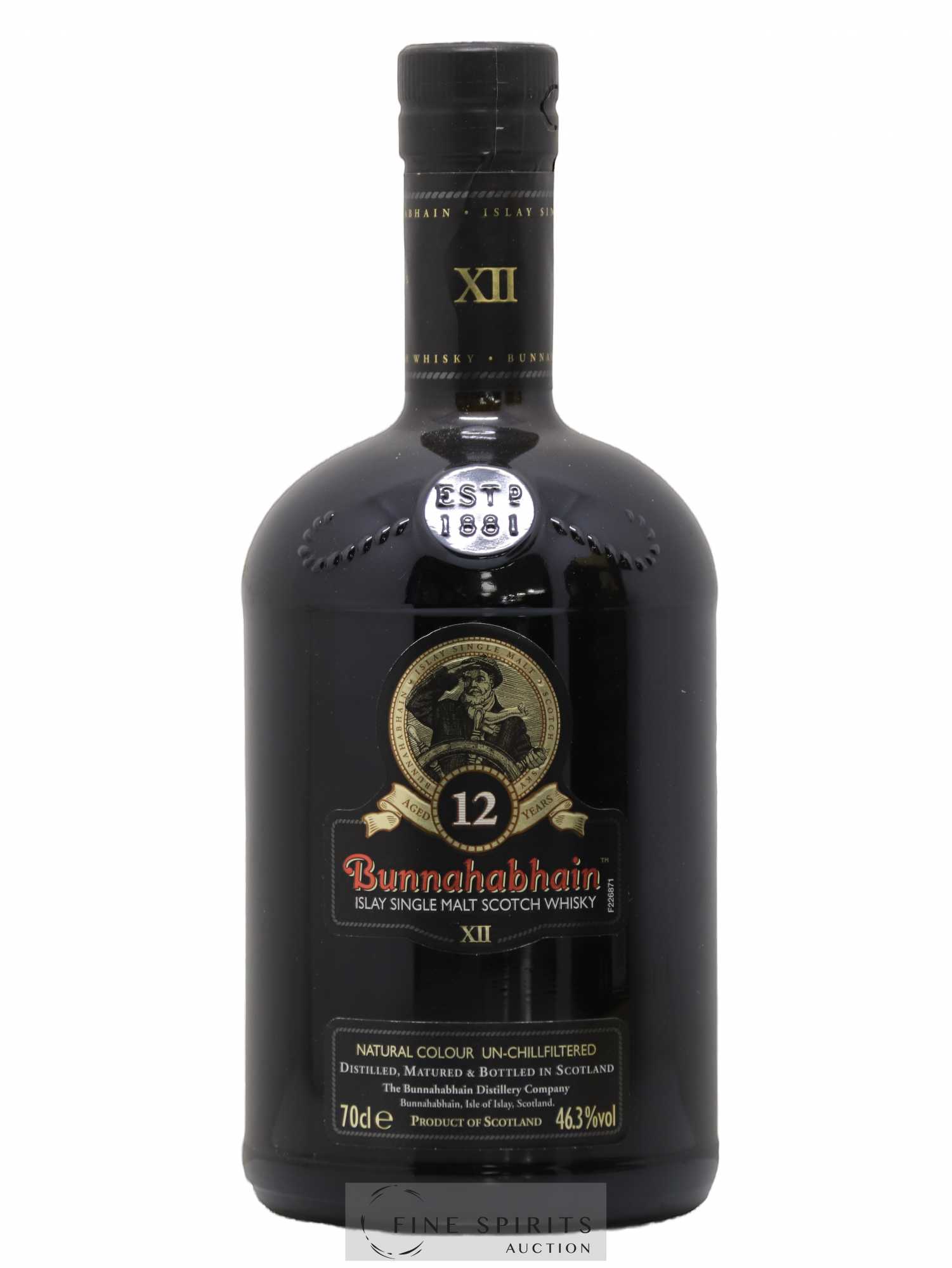 Bunnahabhain 12 years Of. XII - Lot de 1 bouteille - 1