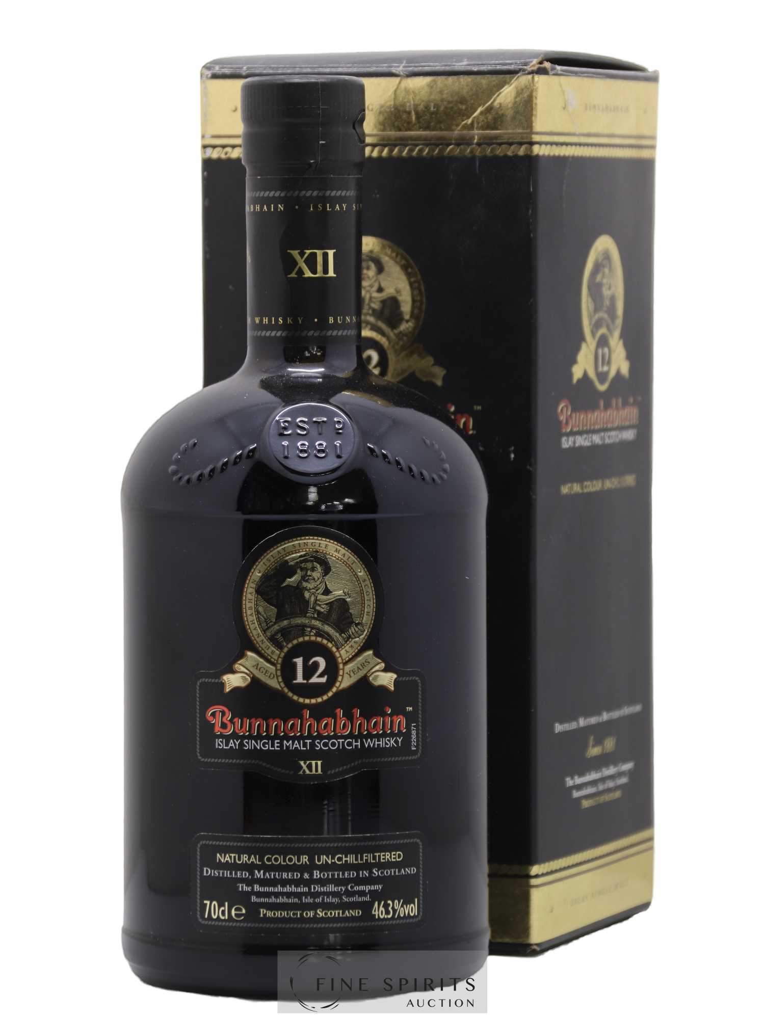 Bunnahabhain 12 years Of. XII - Lot de 1 bouteille - 0