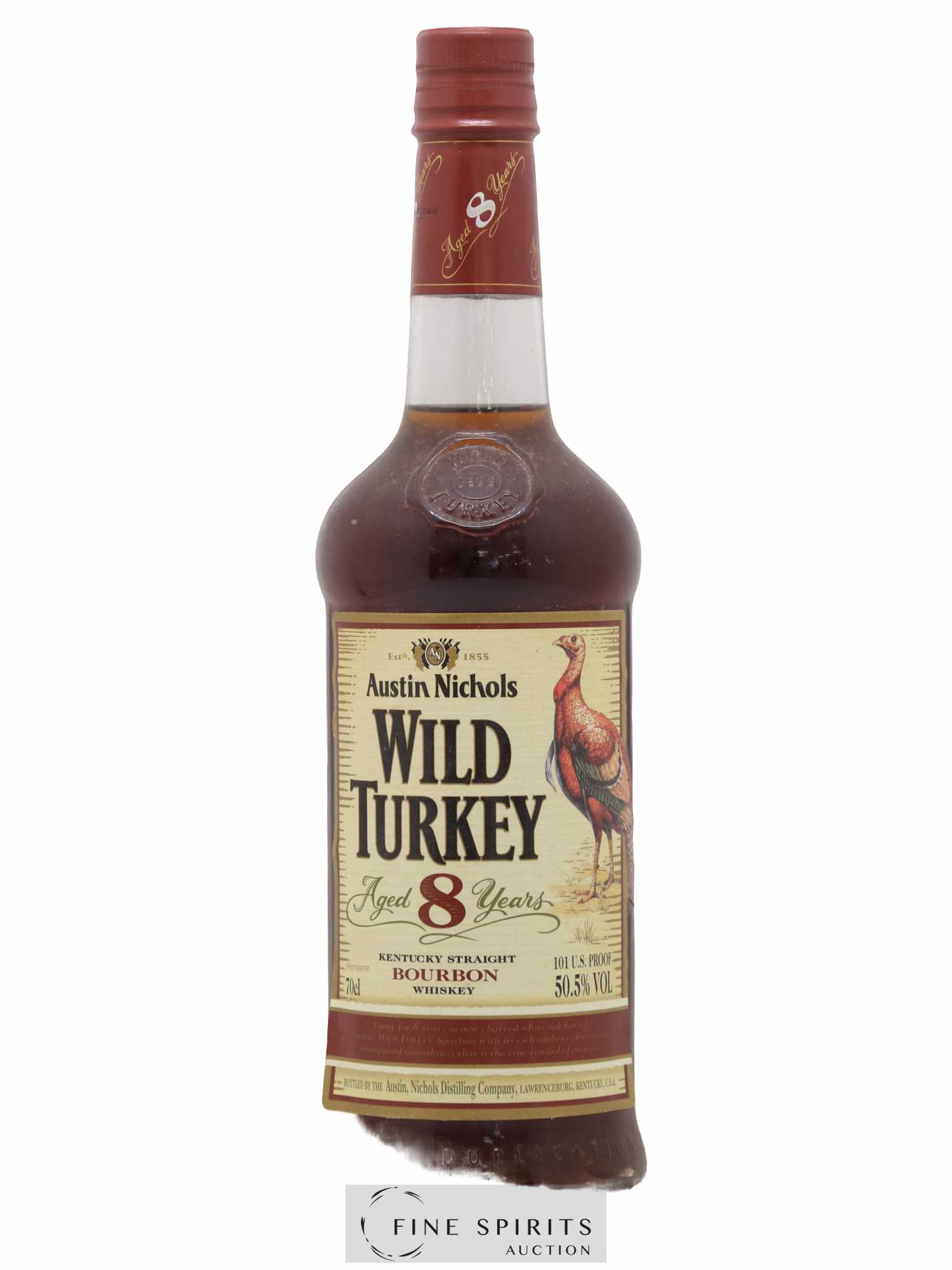 Wild Turkey 8 years Of. Austin Nichols - Lot de 1 bouteille - 0