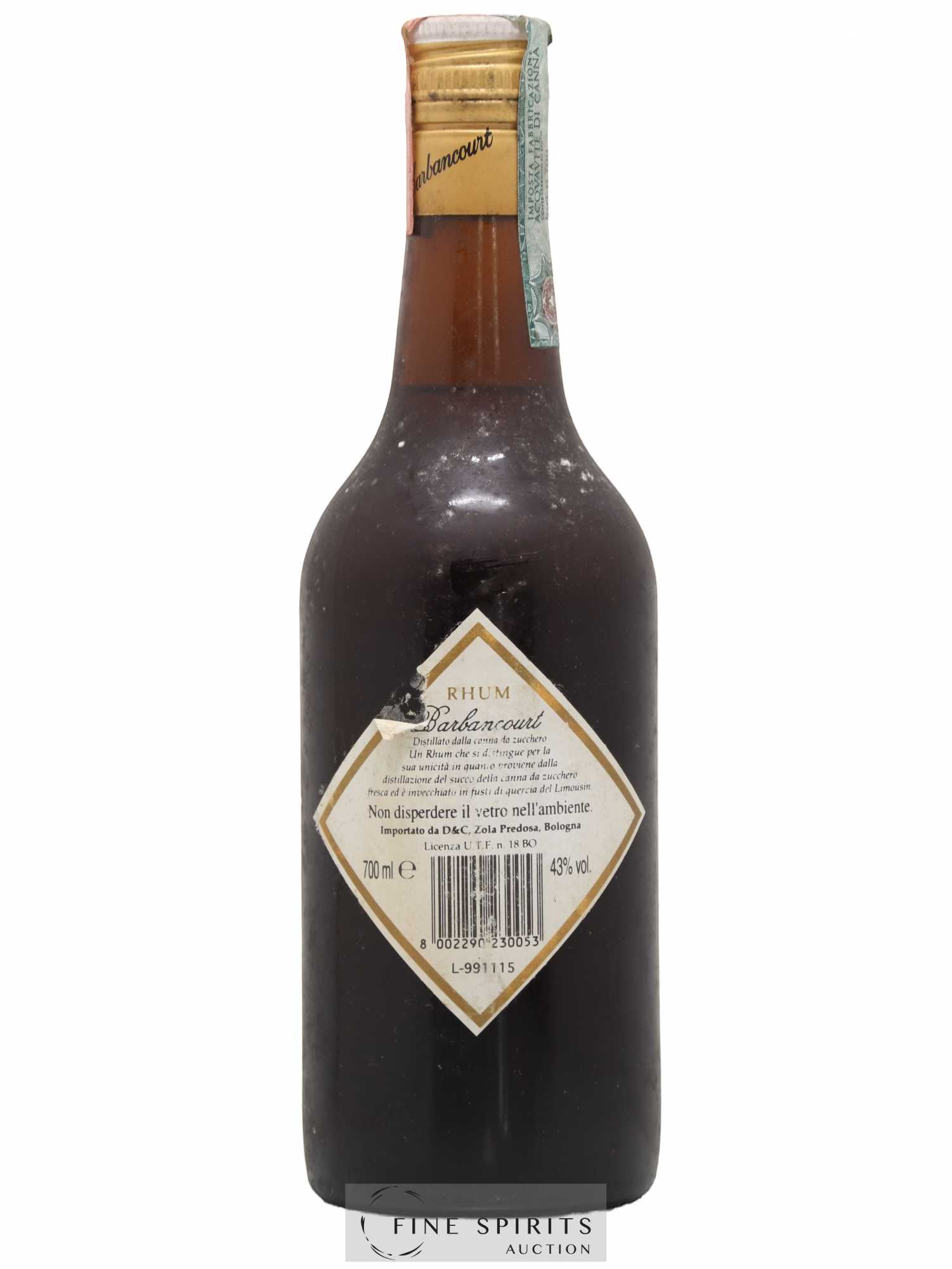 Barbancourt Of. Réserve Spéciale D&C Import - Posten von 1 Flasche - 1