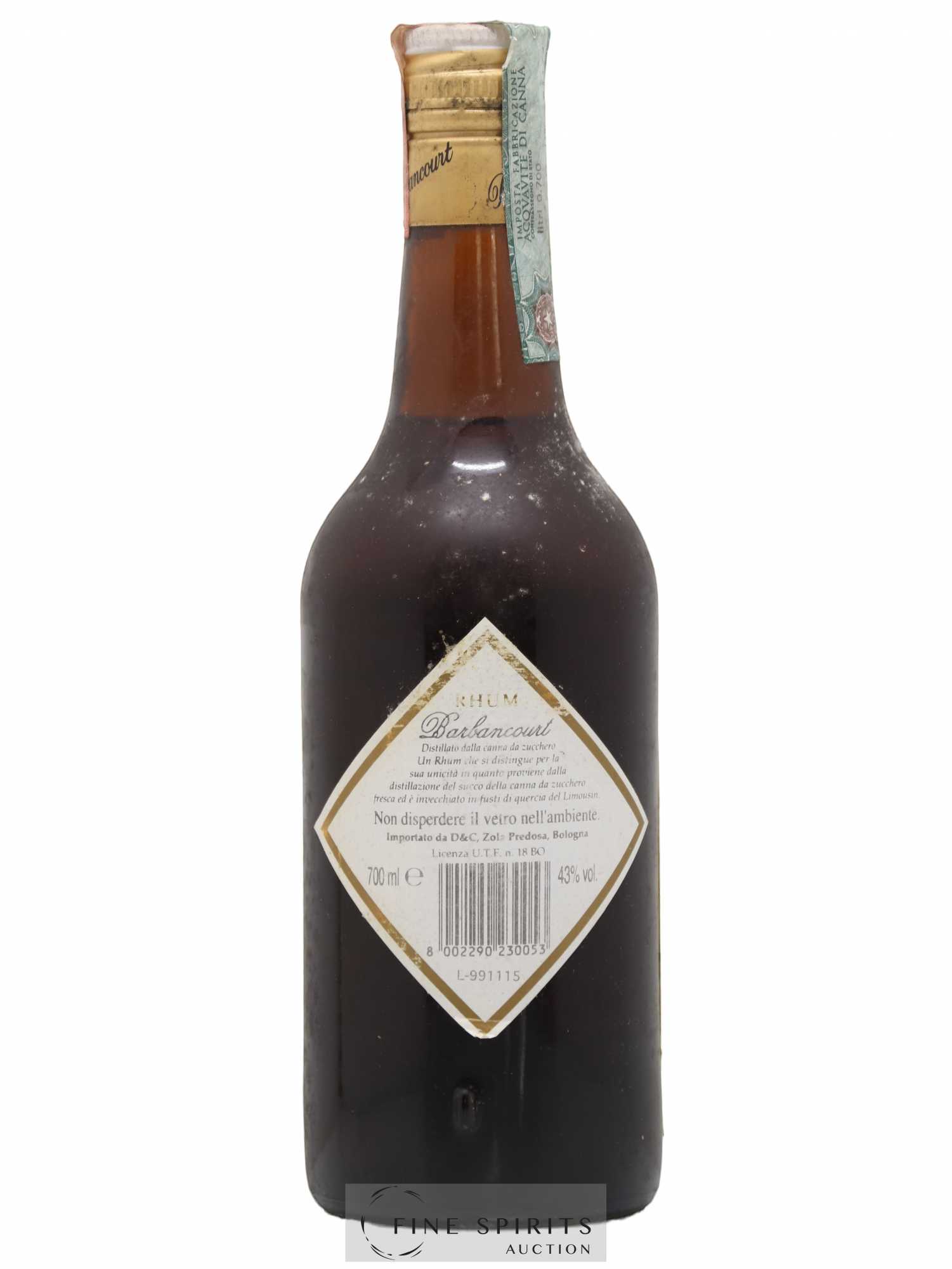 Barbancourt Of. Réserve Spéciale D&C Import - Posten von 1 Flasche - 1