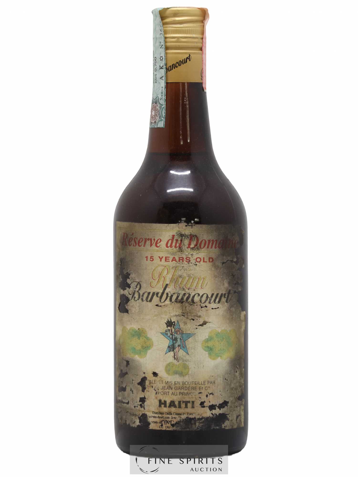 Barbancourt 15 years Of. Réserve du Domaine D&C Import - Lot de 1 bouteille - 1