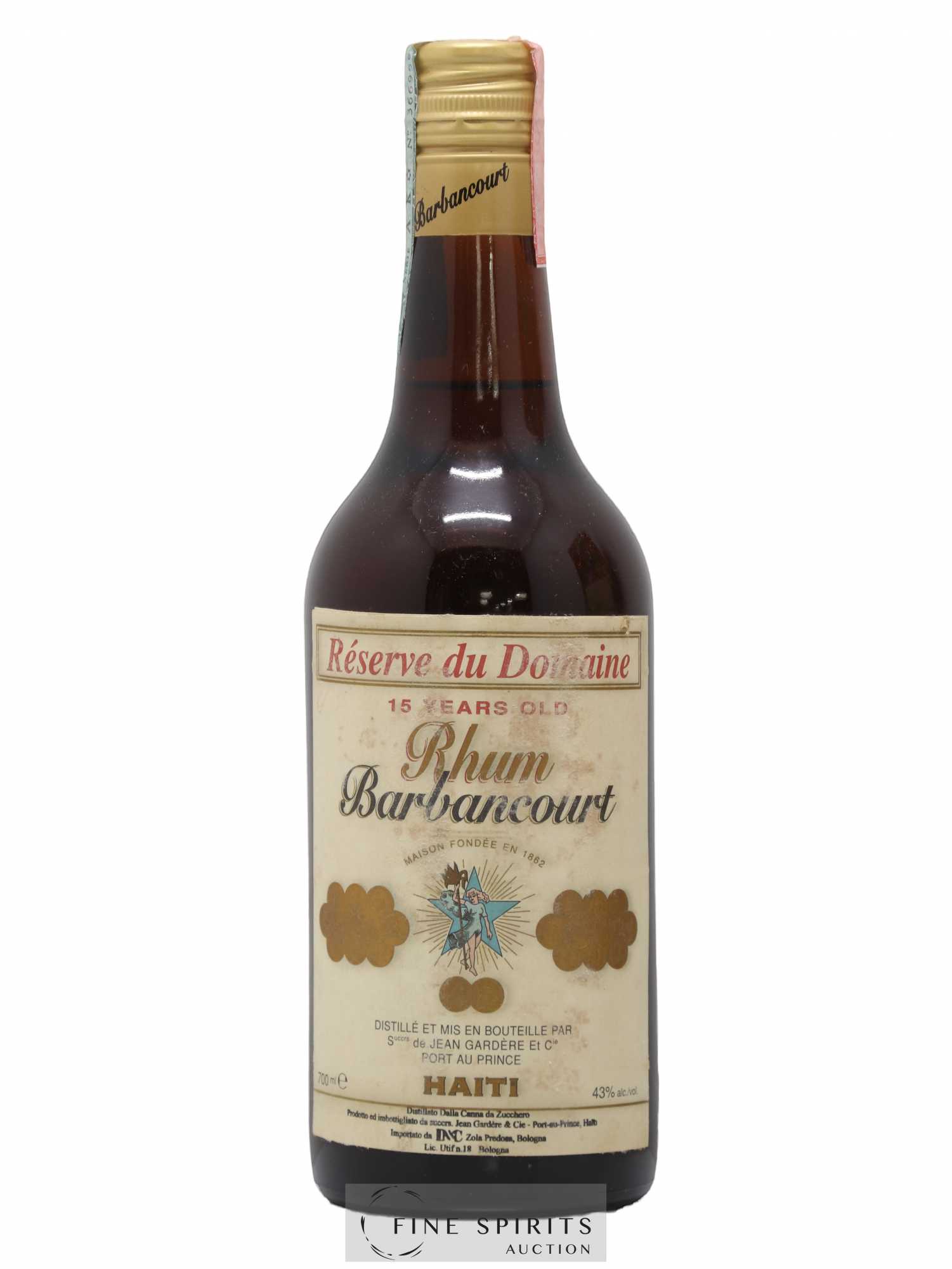 Barbancourt 15 years Of. Réserve du Domaine D&C Import - Lot of 1 bottle - 1