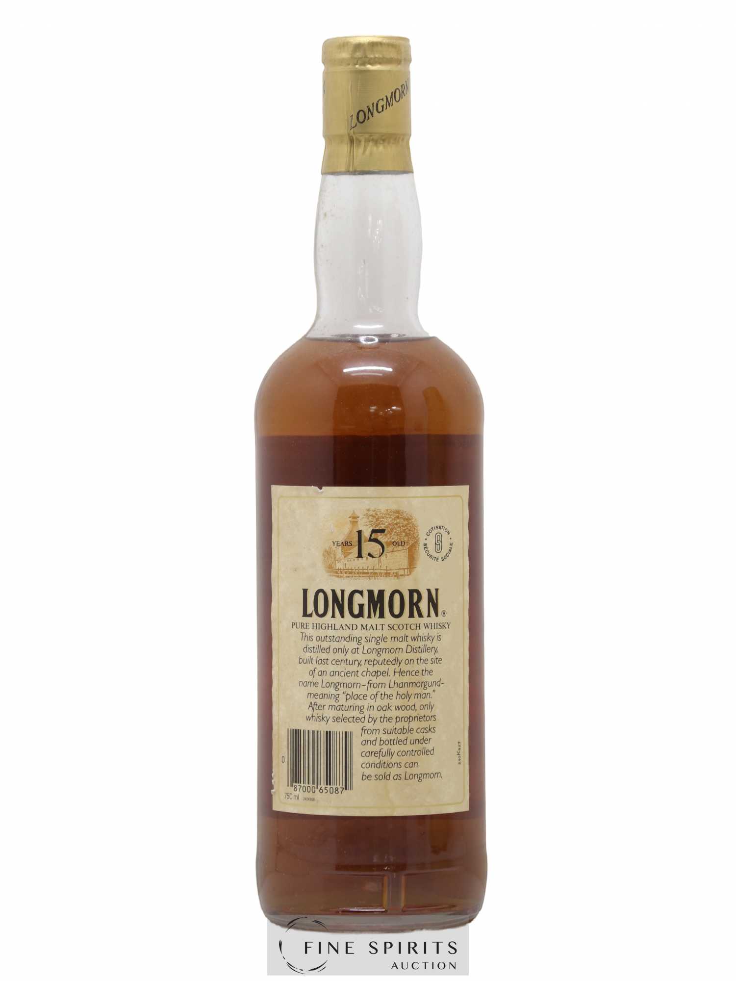 Longmorn 15 years Of. Auxil Import - Lot de 1 bouteille - 2