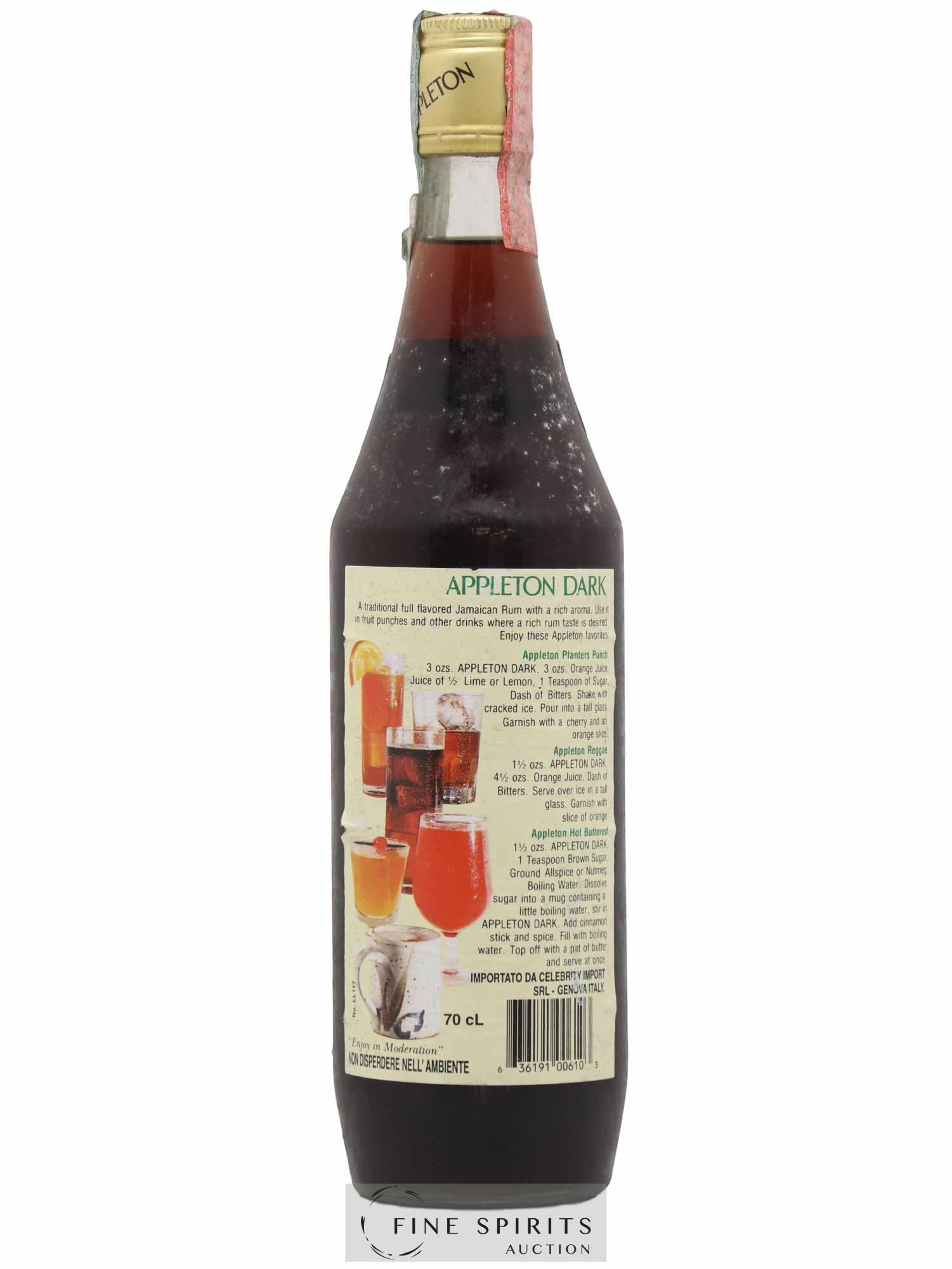 Appleton Of. Dark - Lot of 1 bottle - 1