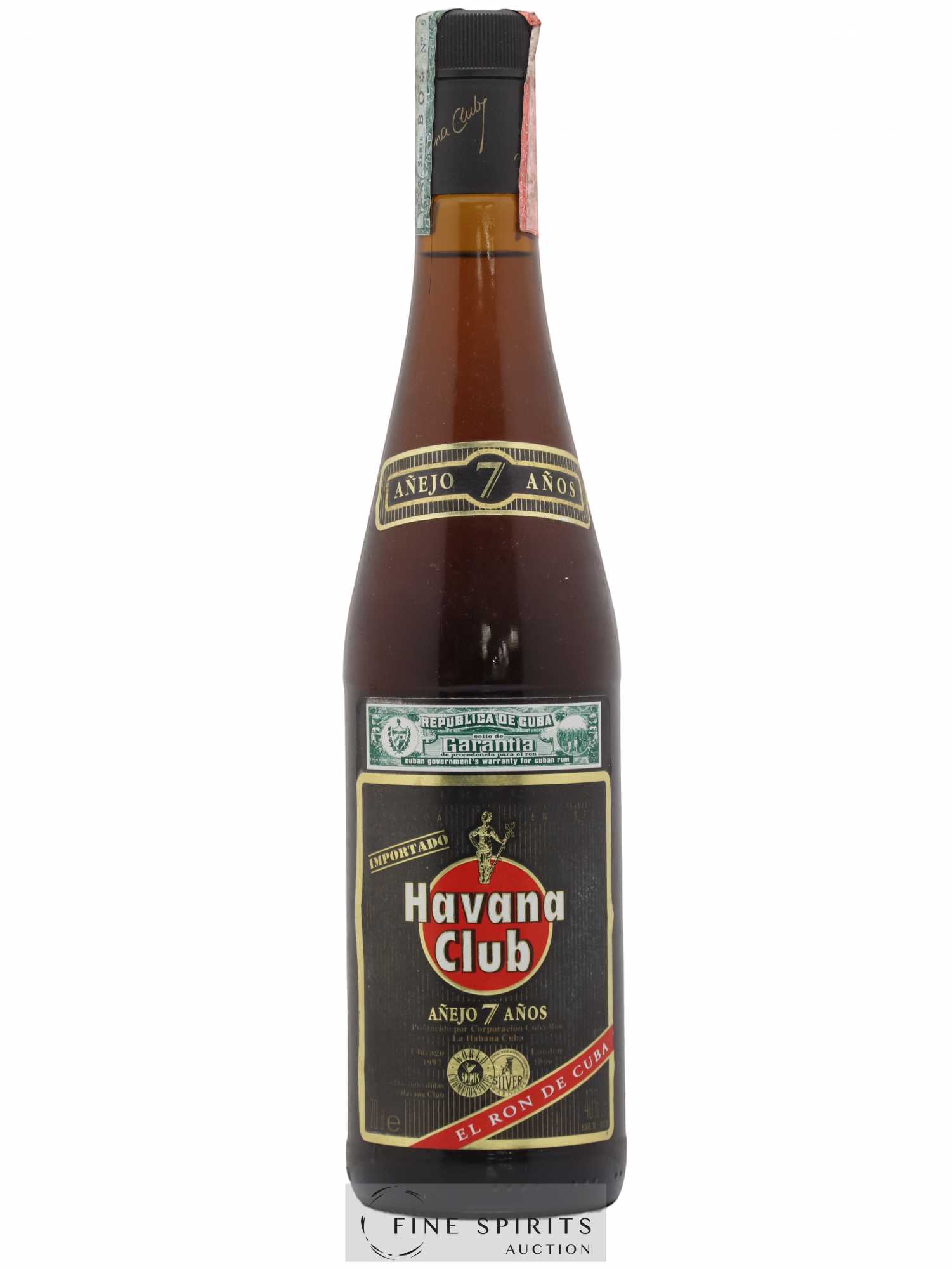 Havana Club 7 years Of. Anejo - Lot de 1 bouteille - 0