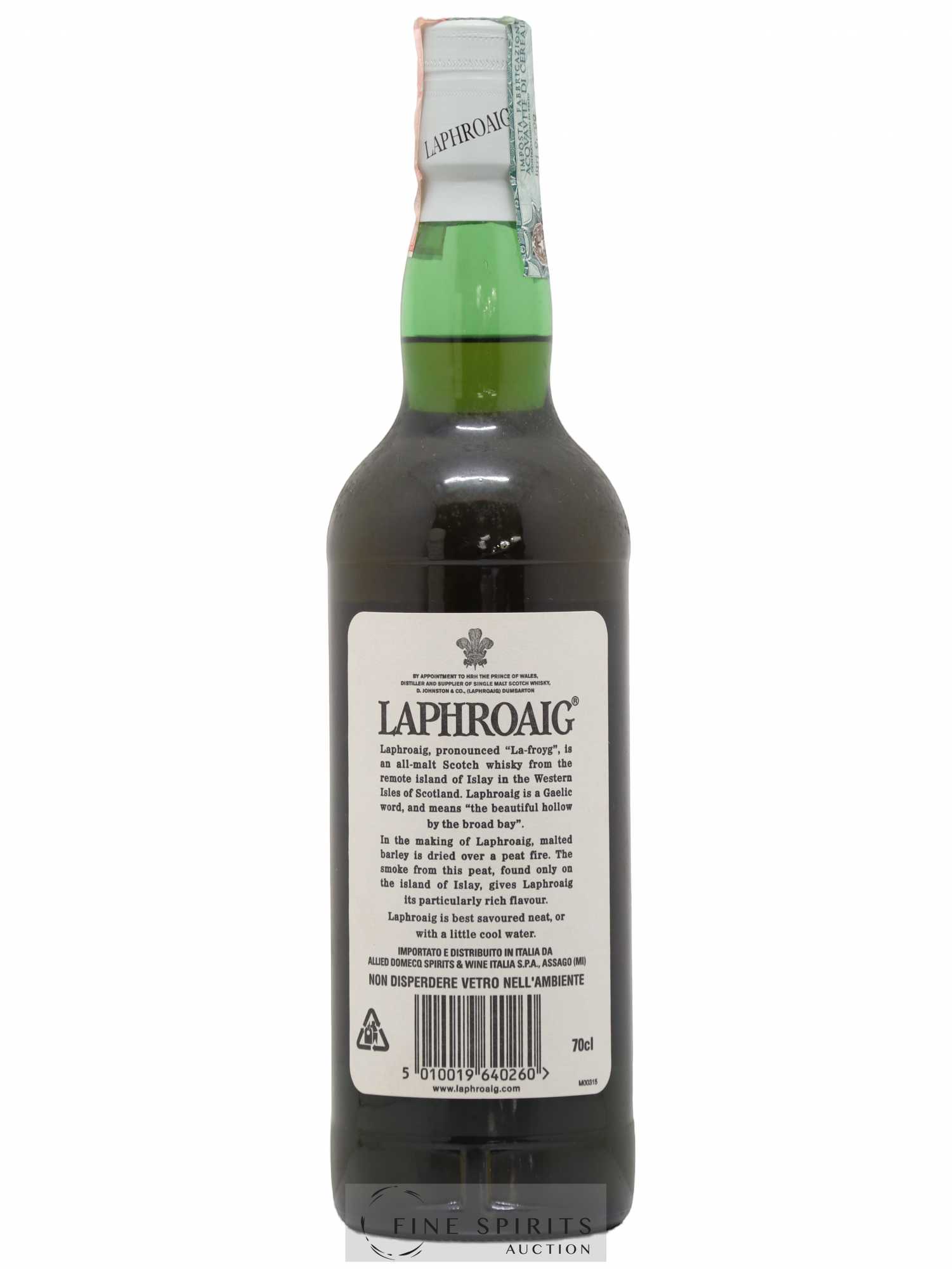Laphroaig 10 years Of. Wine Italie S.P.A. - Lot de 1 bouteille - 2