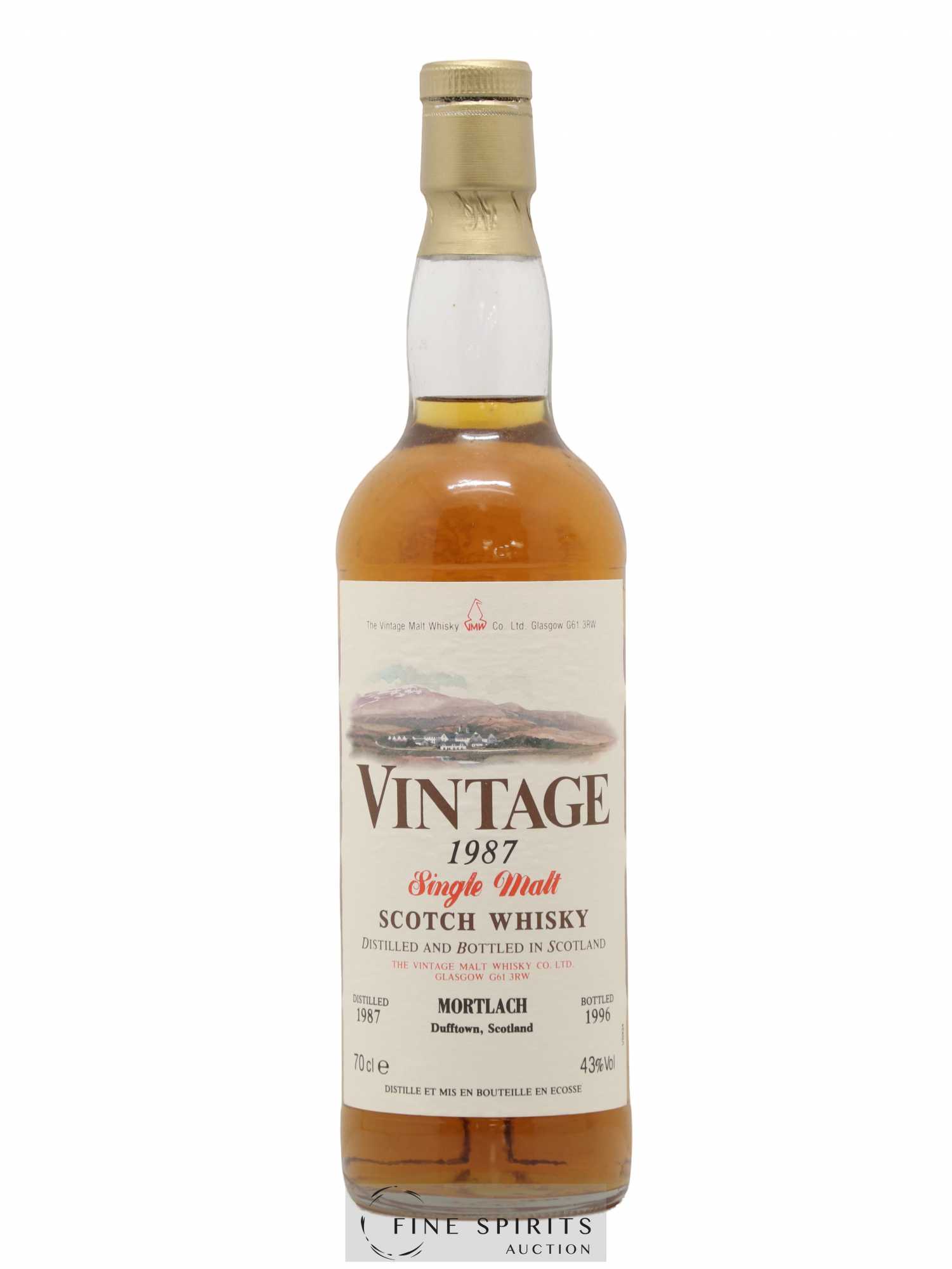 Mortlach 1987 The Vintage Malt Whisky Co. Ltd. Vintage bottled 1996 - Lotto di 1 bottiglia - 1