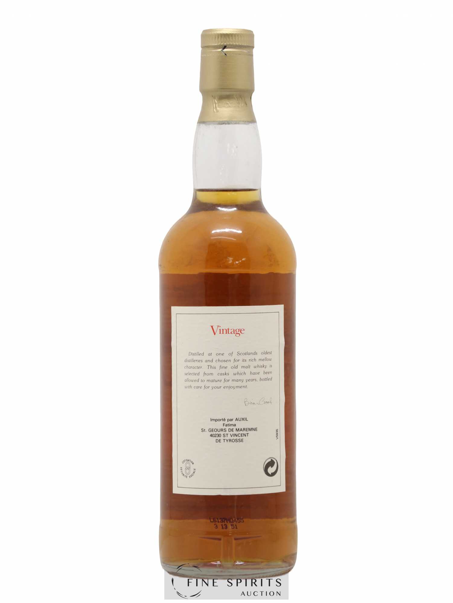 Mortlach 1987 The Vintage Malt Whisky Co. Ltd. Vintage bottled 1996 - Lotto di 1 bottiglia - 2