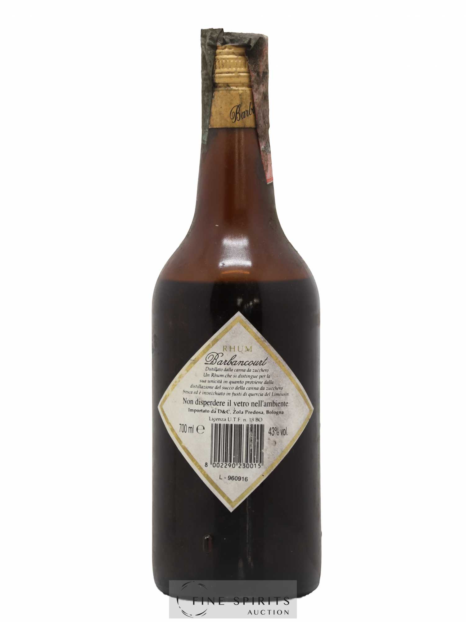 Barbancourt Of. Réserve Spéciale D&C Import - Posten von 1 Flasche - 1