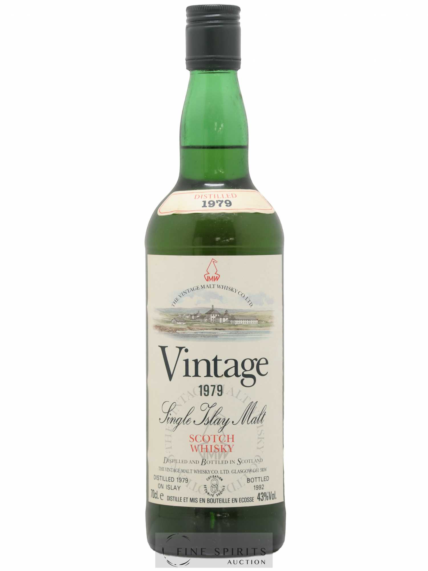 Vintage 1979 The Vintage Malt Whisky Co. Ltd. Single Islay Malt bottled 1992 - Lot de 1 bouteille - 1