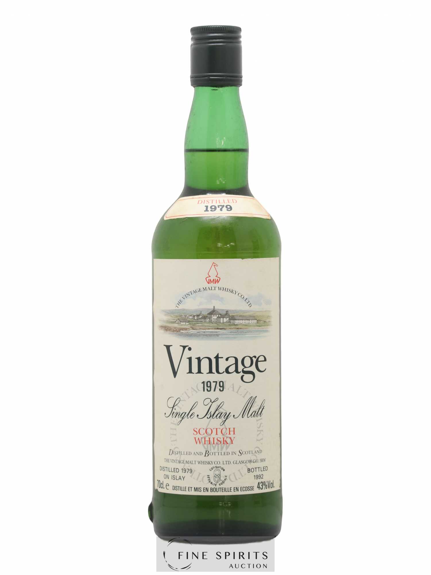 Vintage 1979 The Vintage Malt Whisky Co. Ltd. Single Islay Malt bottled 1992 - Lot de 1 bouteille - 1