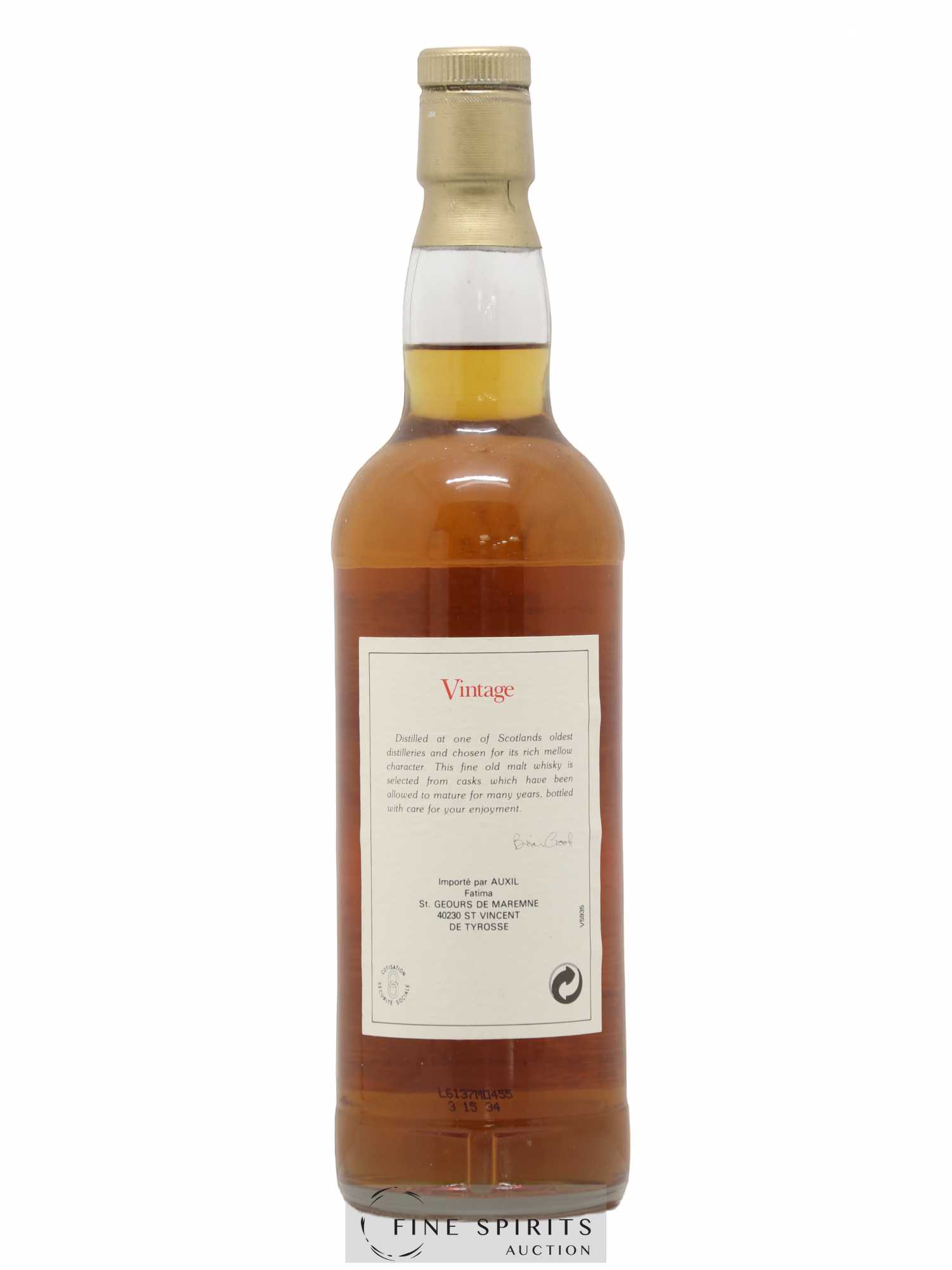Linkwood 1988 The Vintage Malt Whisky Co. Ltd. bottled 1996 - Lot de 1 bouteille - 2