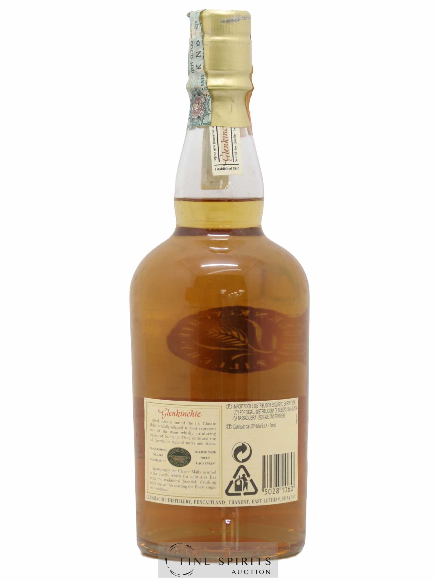 Glenkinchie 10 years Of. Pre Classic Malt, Golden 10 - Lot de 1 bouteille - 2