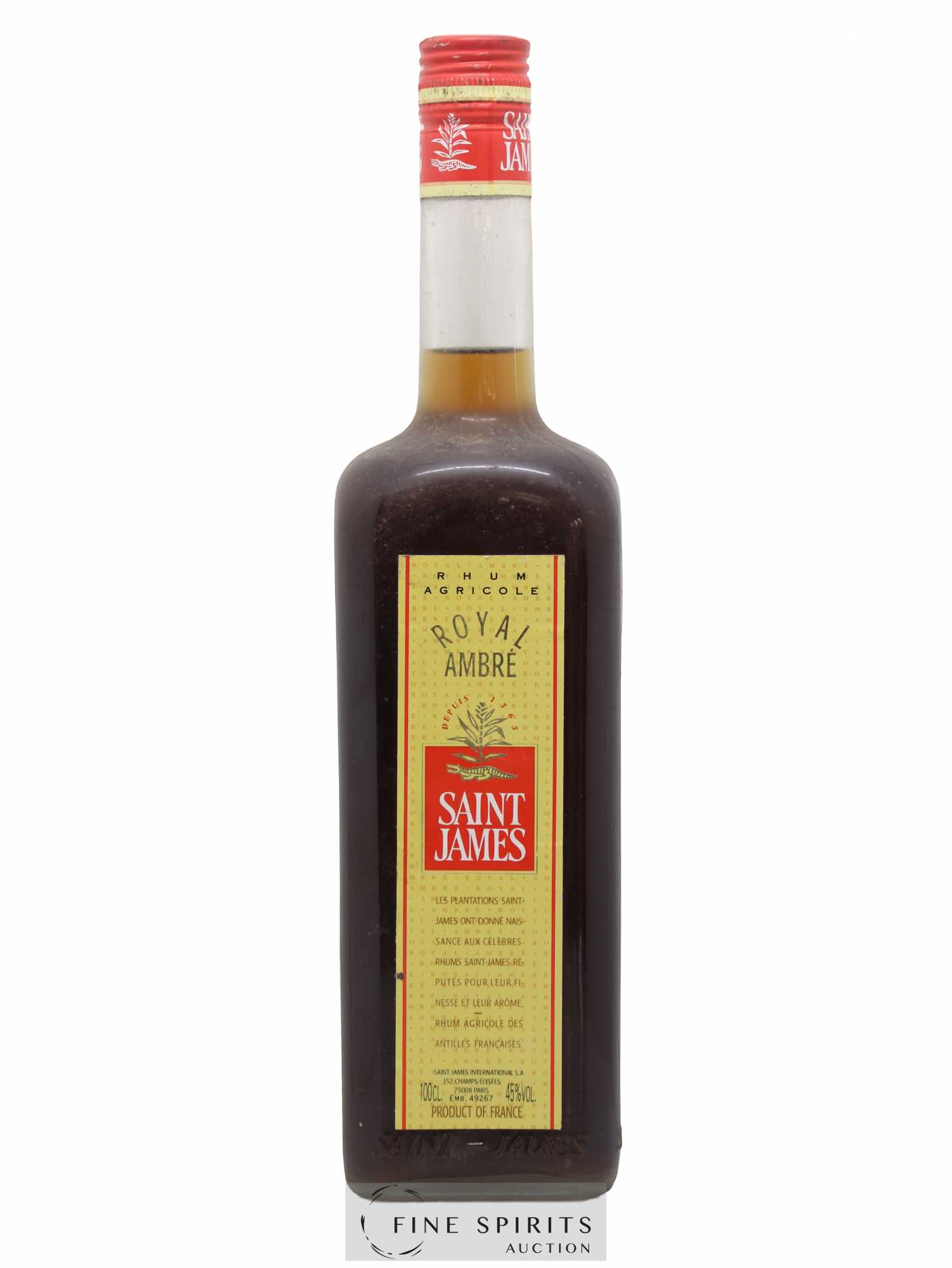 Saint James Of. Royal Ambré (100cl.) - Lot de 1 bouteille - 0