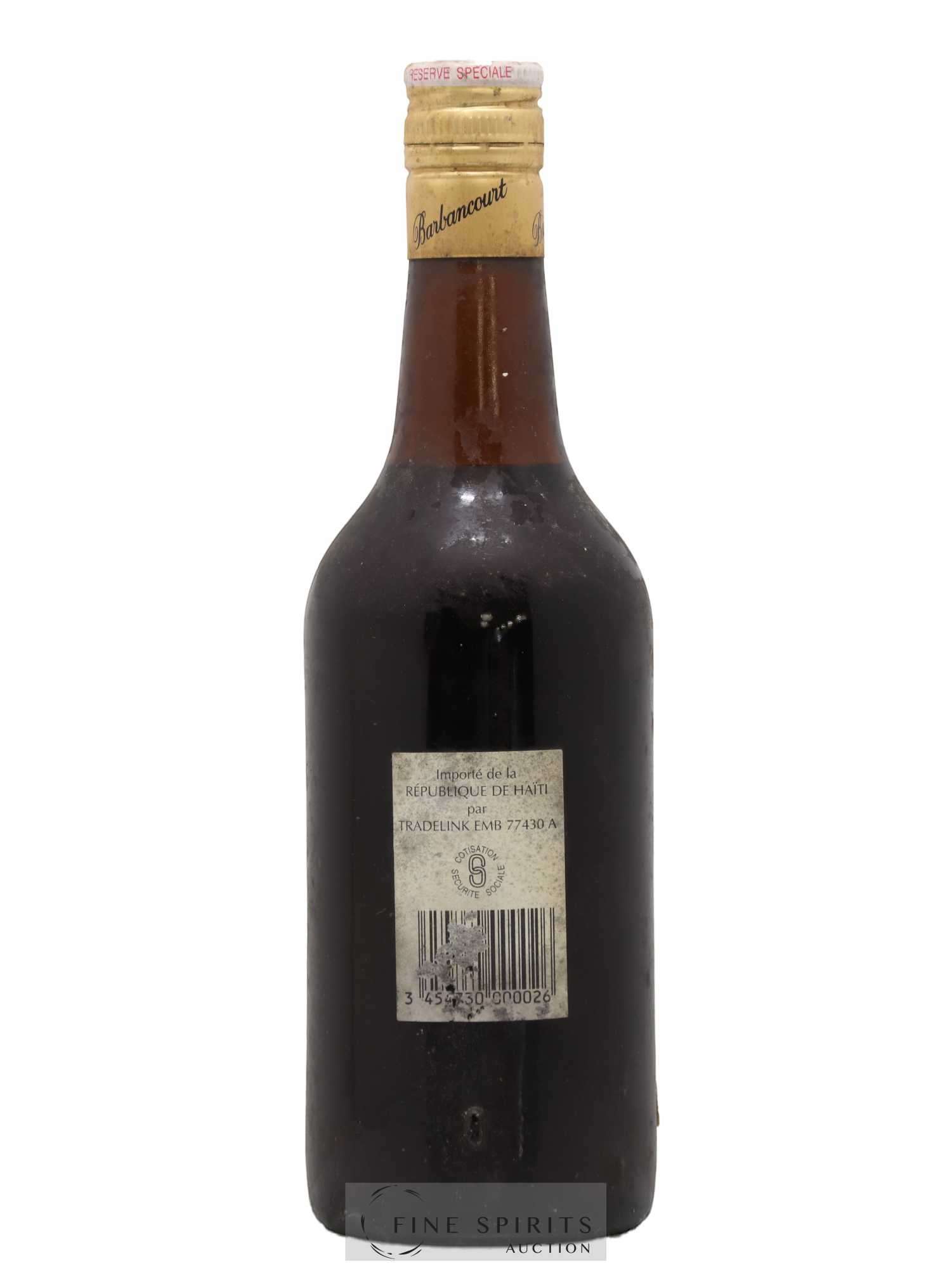 Barbancourt Of. Réserve Spéciale D&C Import - Posten von 1 Flasche - 1