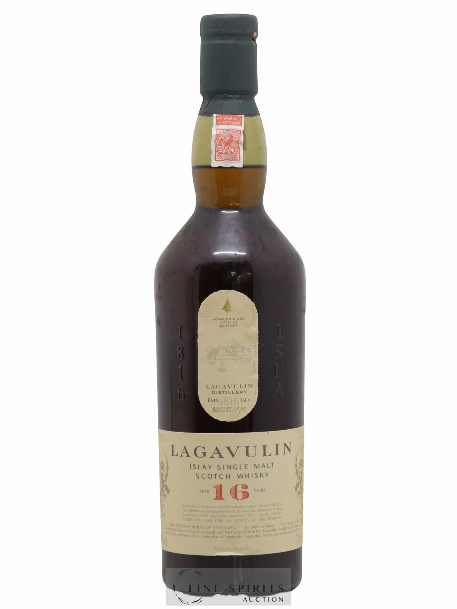 Lagavulin 16 years Of. (70cl.) - Lot de 1 bouteille - 1