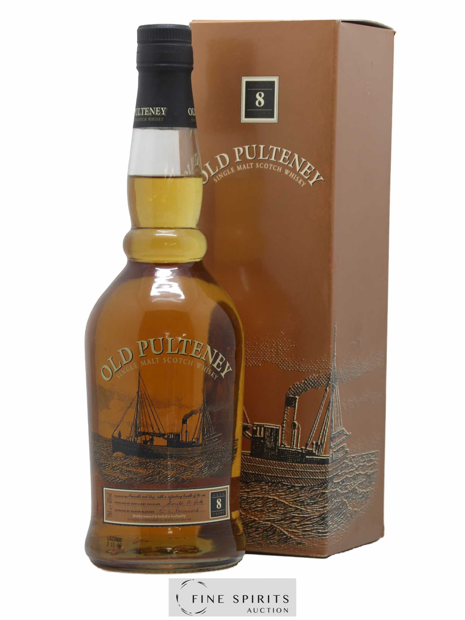 Old Pulteney 8 years Of. - Lot de 1 bouteille - 0