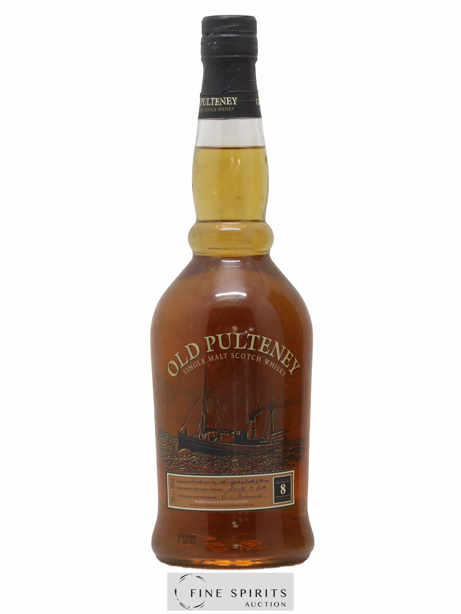 Old Pulteney 8 years Of. - Lot de 1 bouteille - 1