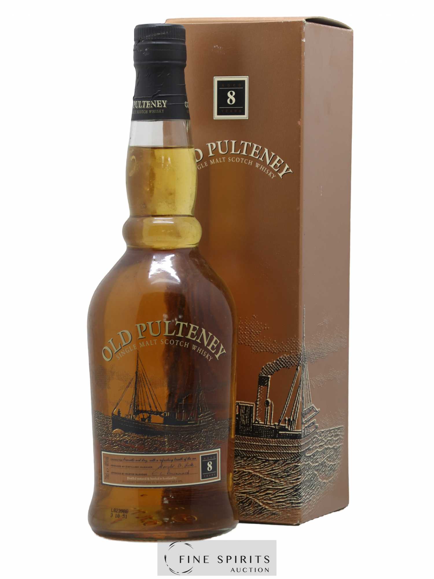 Old Pulteney 8 years Of. - Lot de 1 bouteille - 0