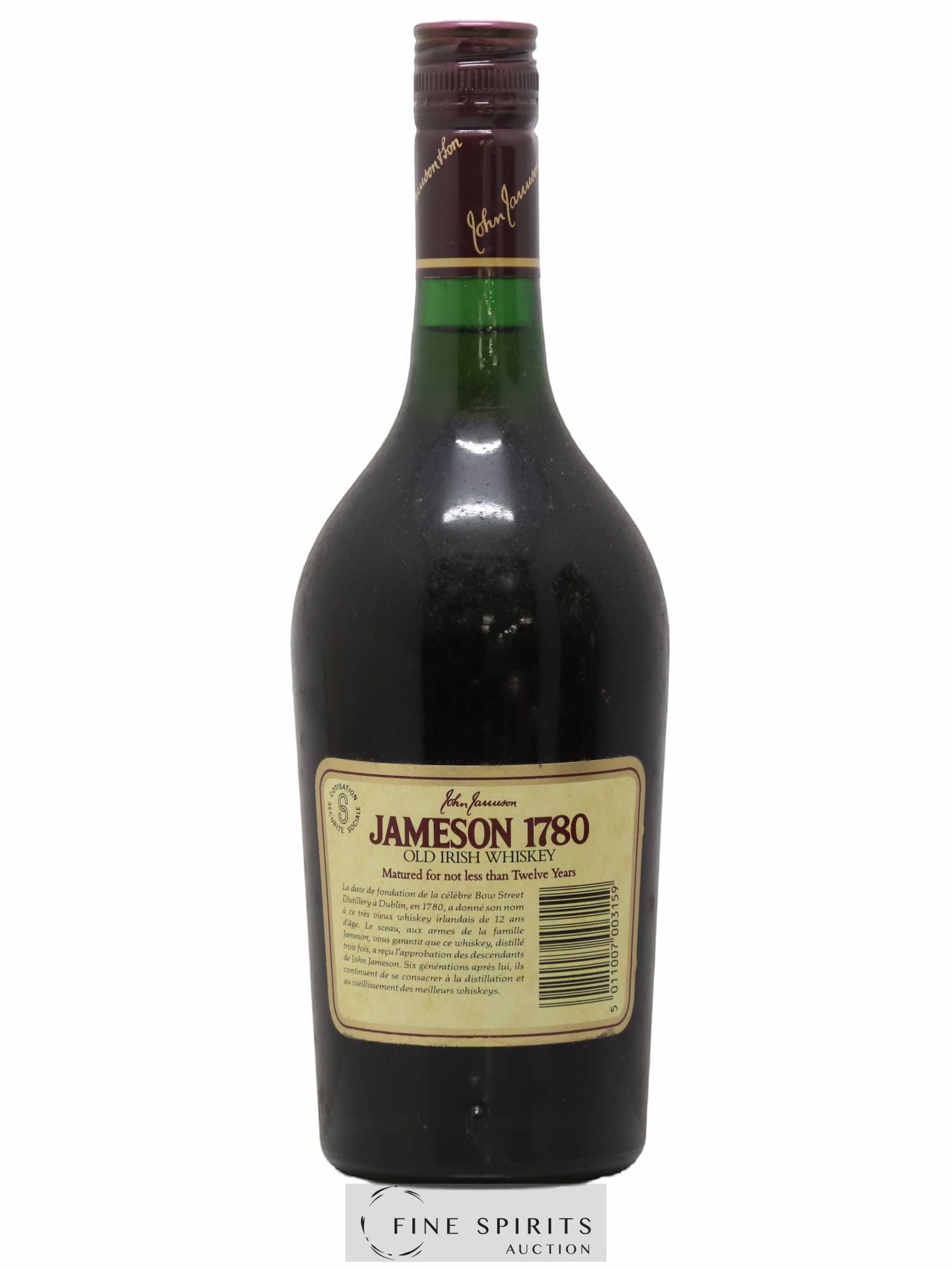 Jameson 12 years Of. 1780 Simon Frères Import Speciale Reserve - Lot de 1 bouteille - 2