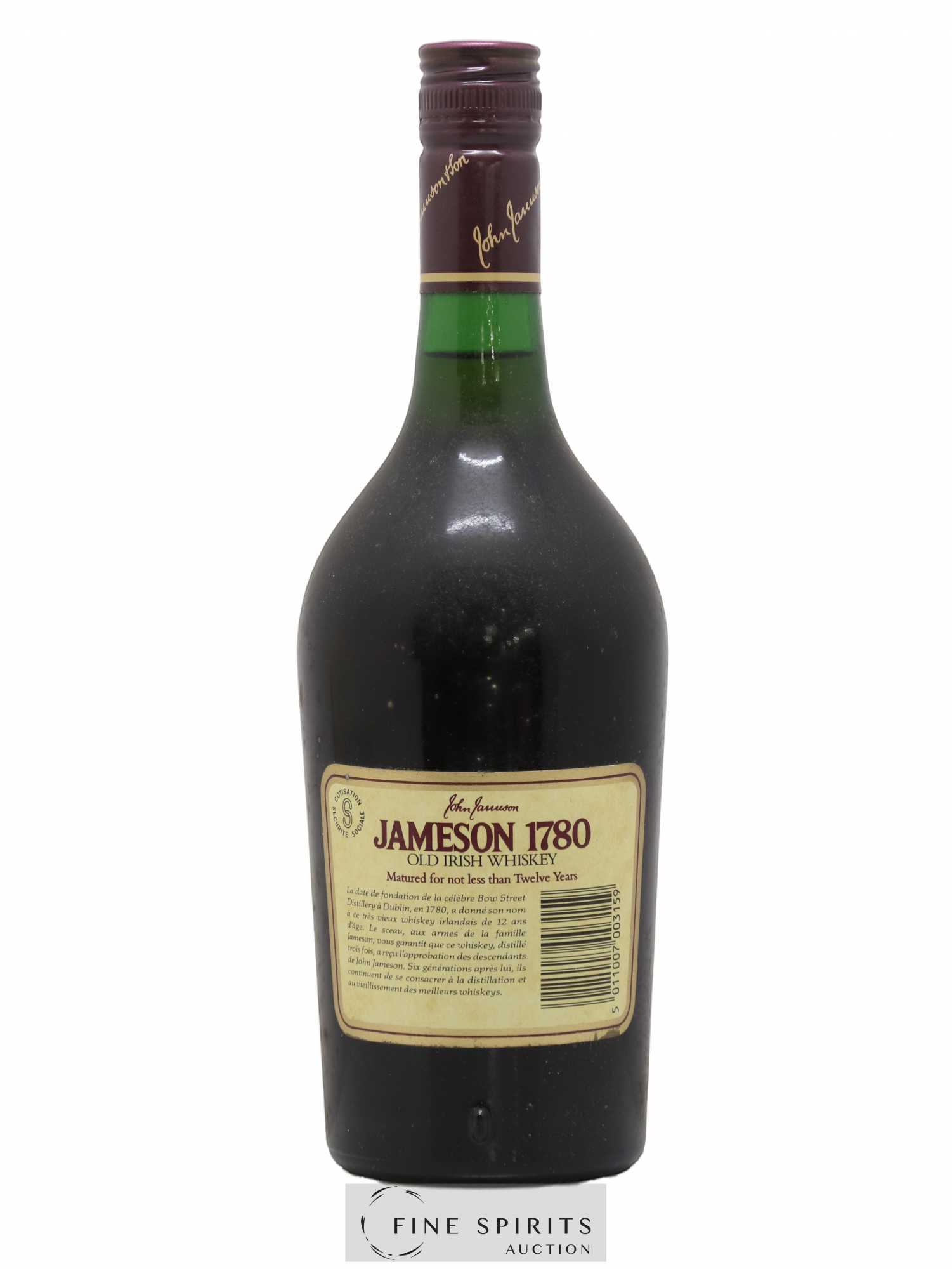 Jameson 12 years Of. 1780 Simon Frères Import Speciale Reserve - Lot de 1 bouteille - 2