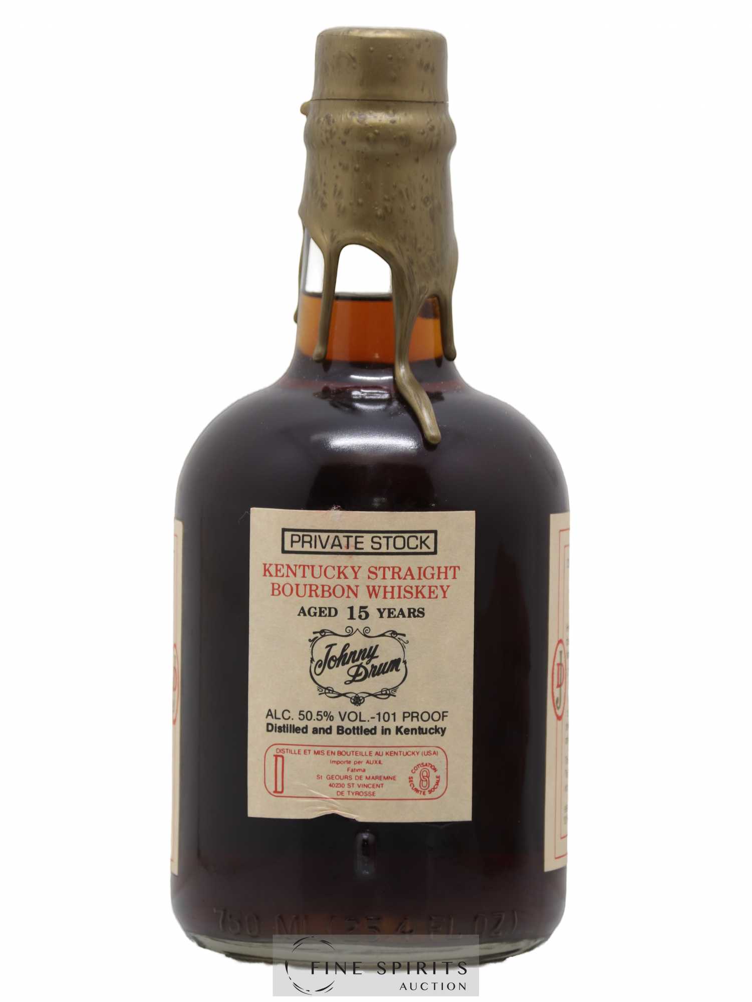 Johnny Drum 15 years Of. Private Stock - Posten von 1 Flasche - 2