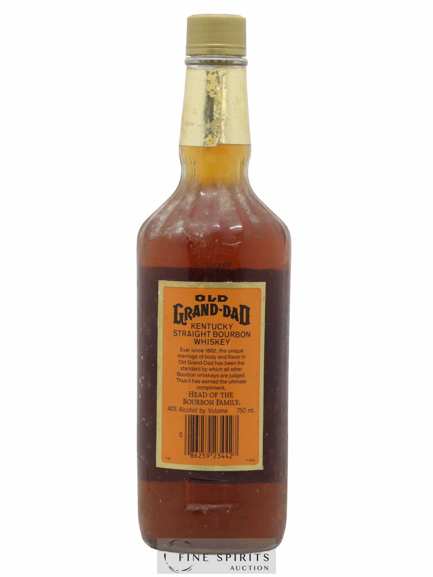 Old Grand Dad Of. Gouin Import Head of the Bourbon Family (no reserve) - Lot of 1 bottle - 1