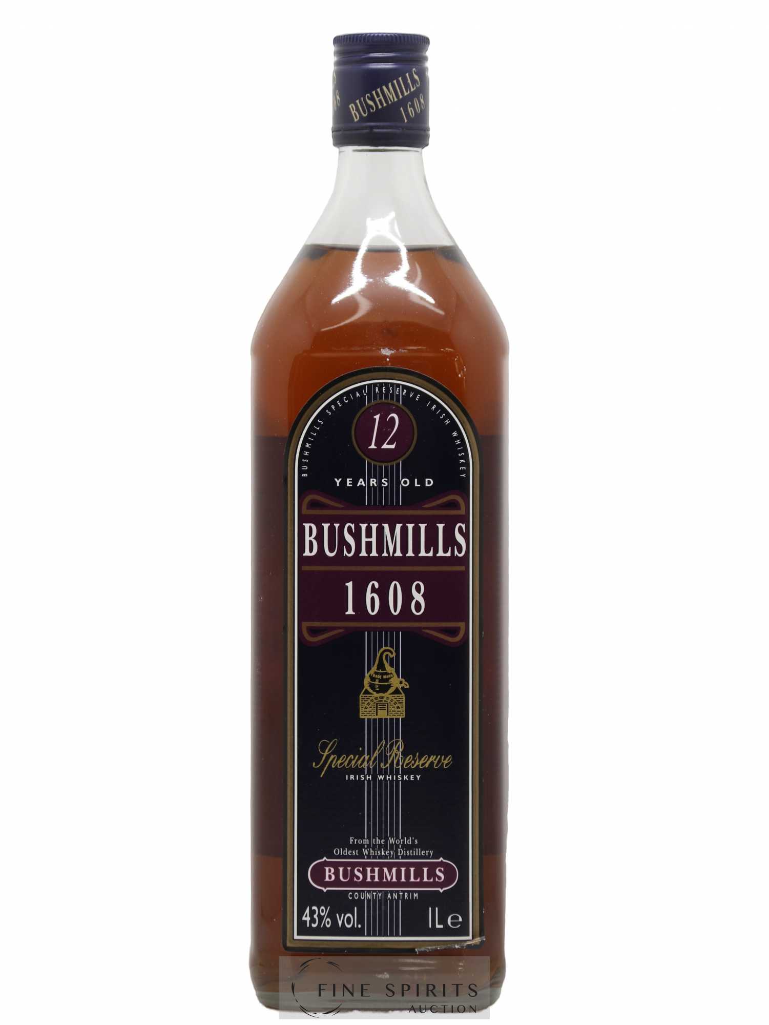 Bushmills 12 years Of. Special Reserve - Lot de 1 bouteille - 1