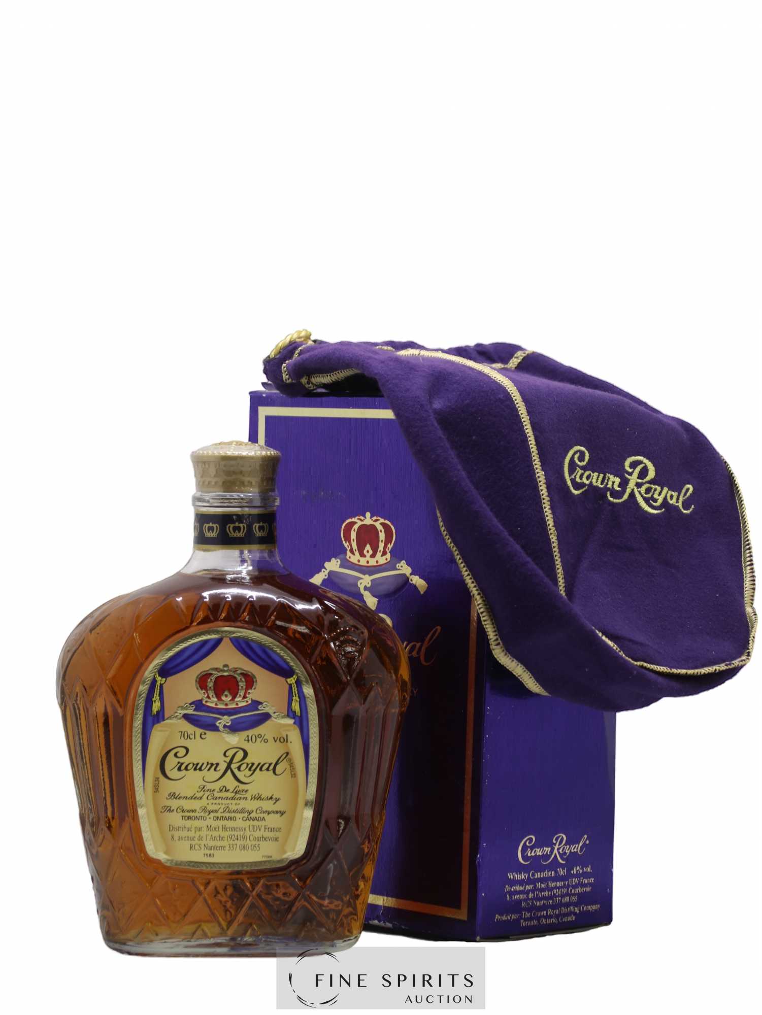 Crown Royal Of. UDV Import Fine de Luxe - Lot de 1 bouteille - 0