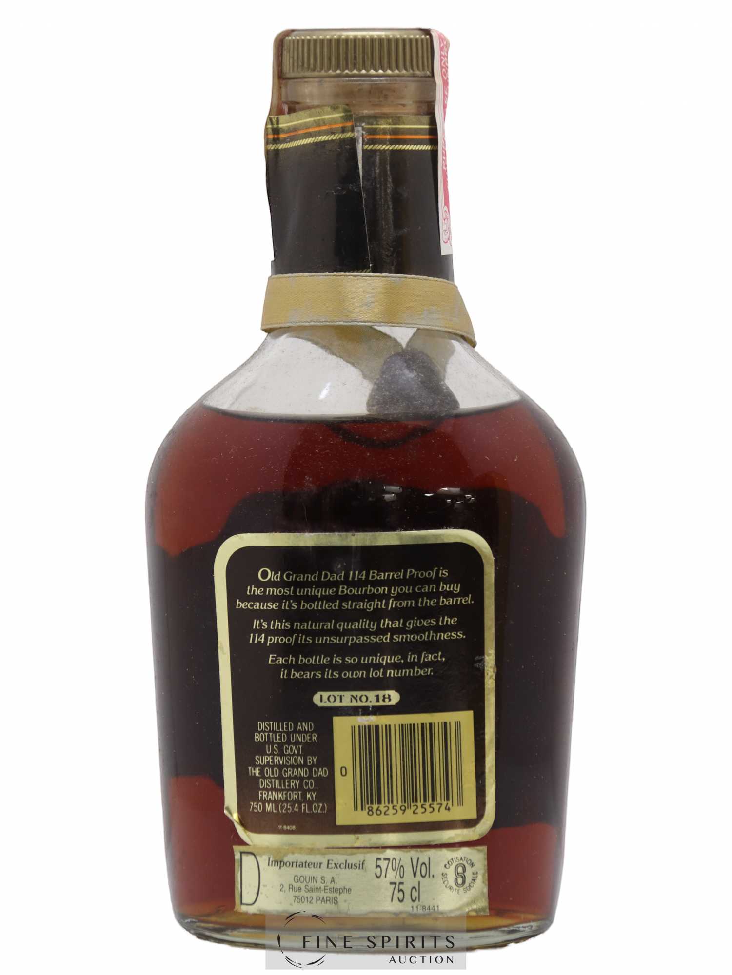 Old Grand Dad Of. 114 Barrel Proof - Lot de 1 bouteille - 2