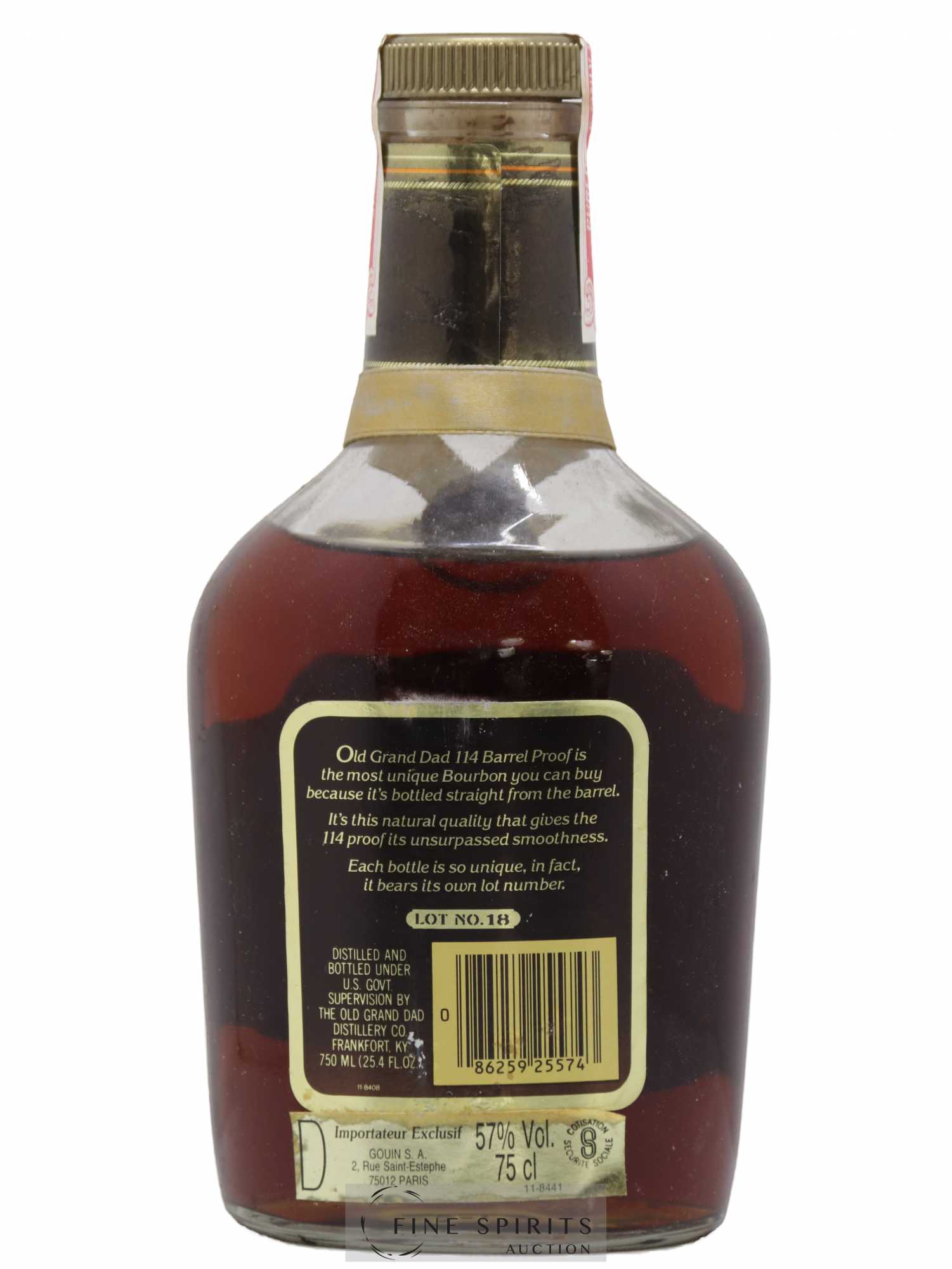 Old Grand Dad Of. 114 Barrel Proof - Lot de 1 bouteille - 2