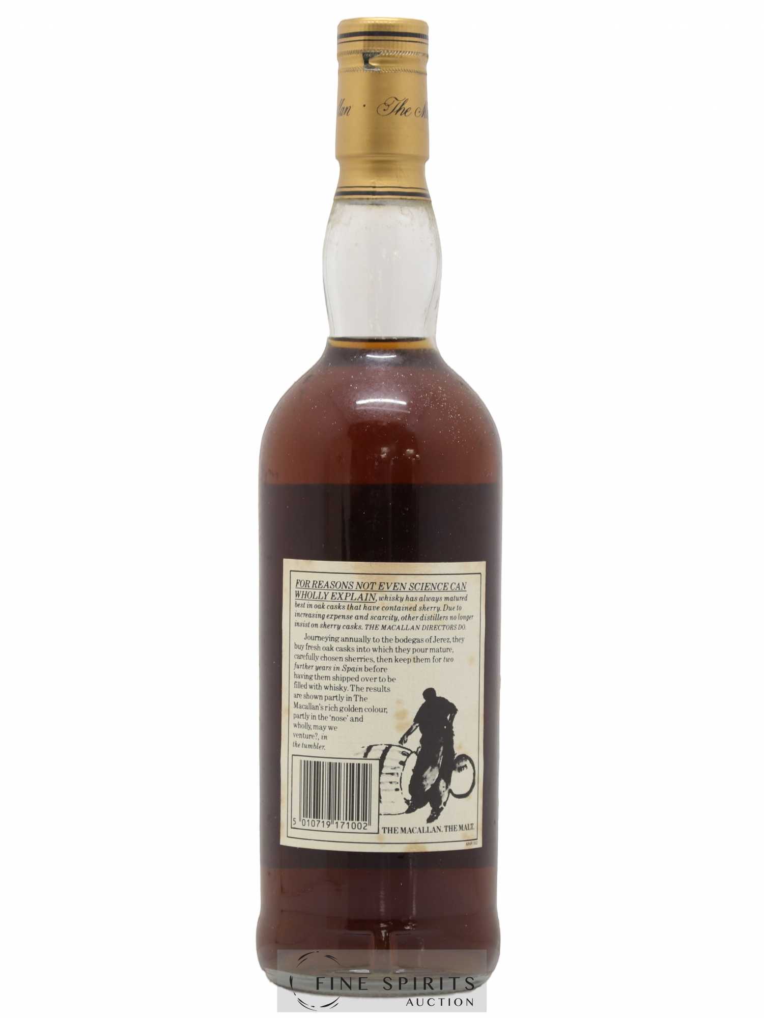 Macallan (The) 18 years 1973 Of. Sherry Wood Matured - bottled 1991 Gouin Import - Lot de 1 bouteille - 2