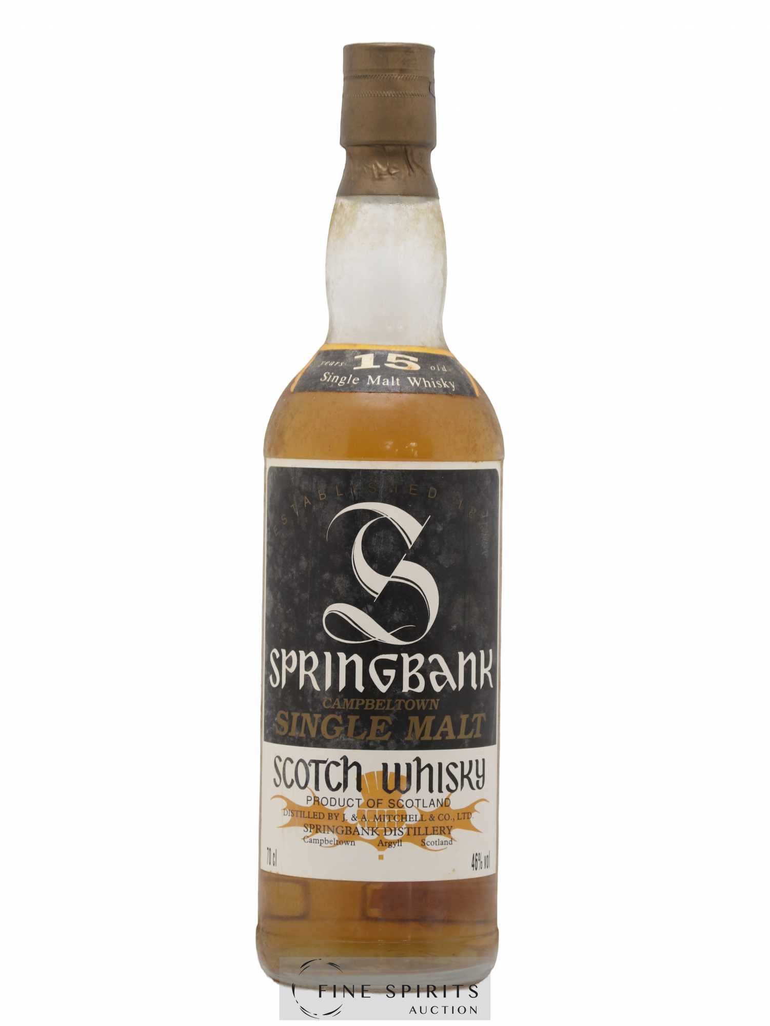 Springbank 15 years Of. Parchment Label - Posten von 1 Flasche - 1