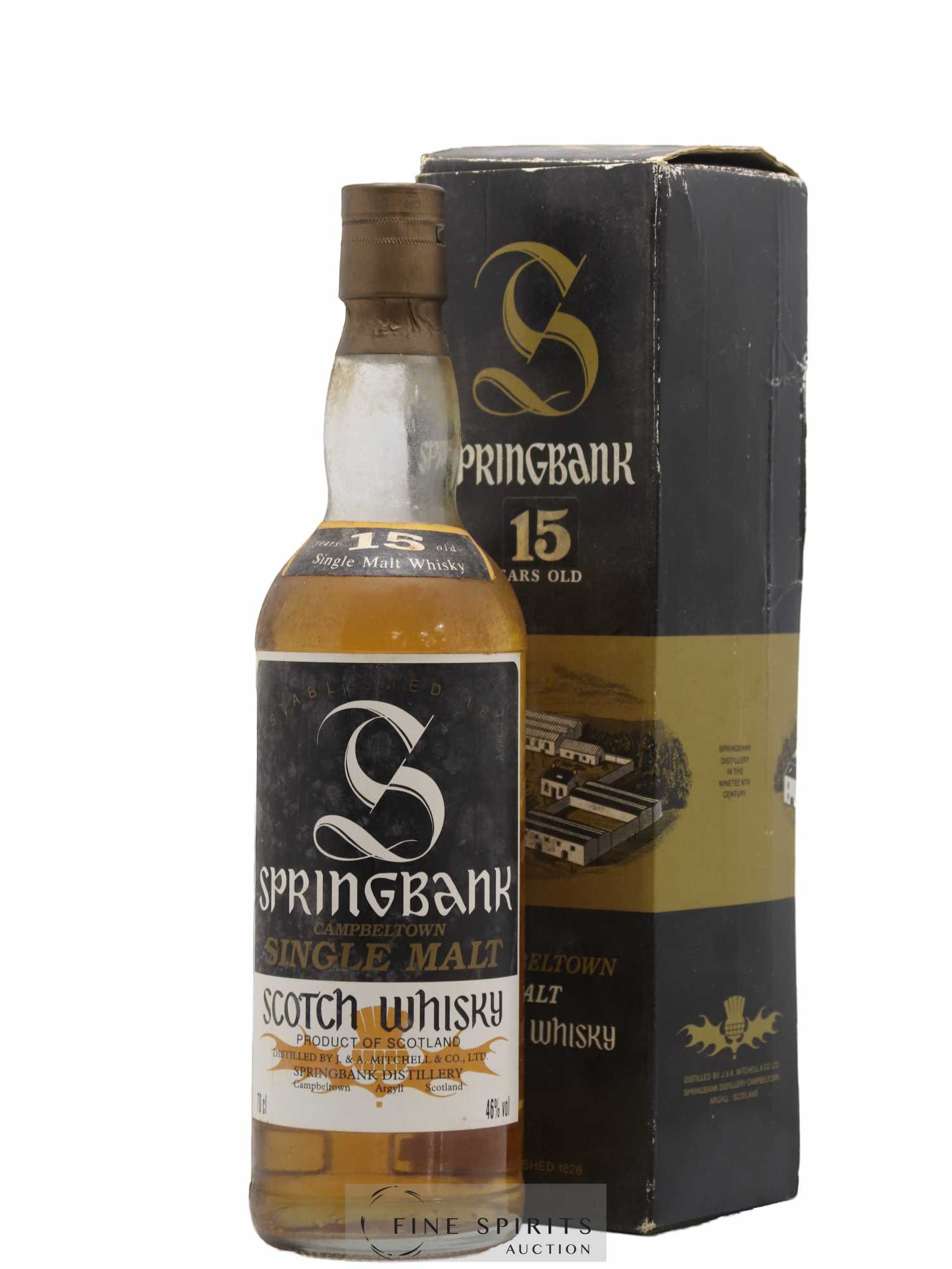 Springbank 15 years Of. Parchment Label - Posten von 1 Flasche - 0