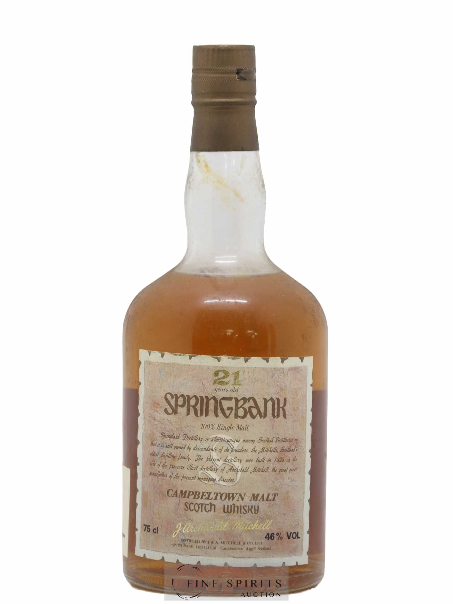 Springbank 21 years Of. Auxil Import - Posten von 1 Flasche - 1