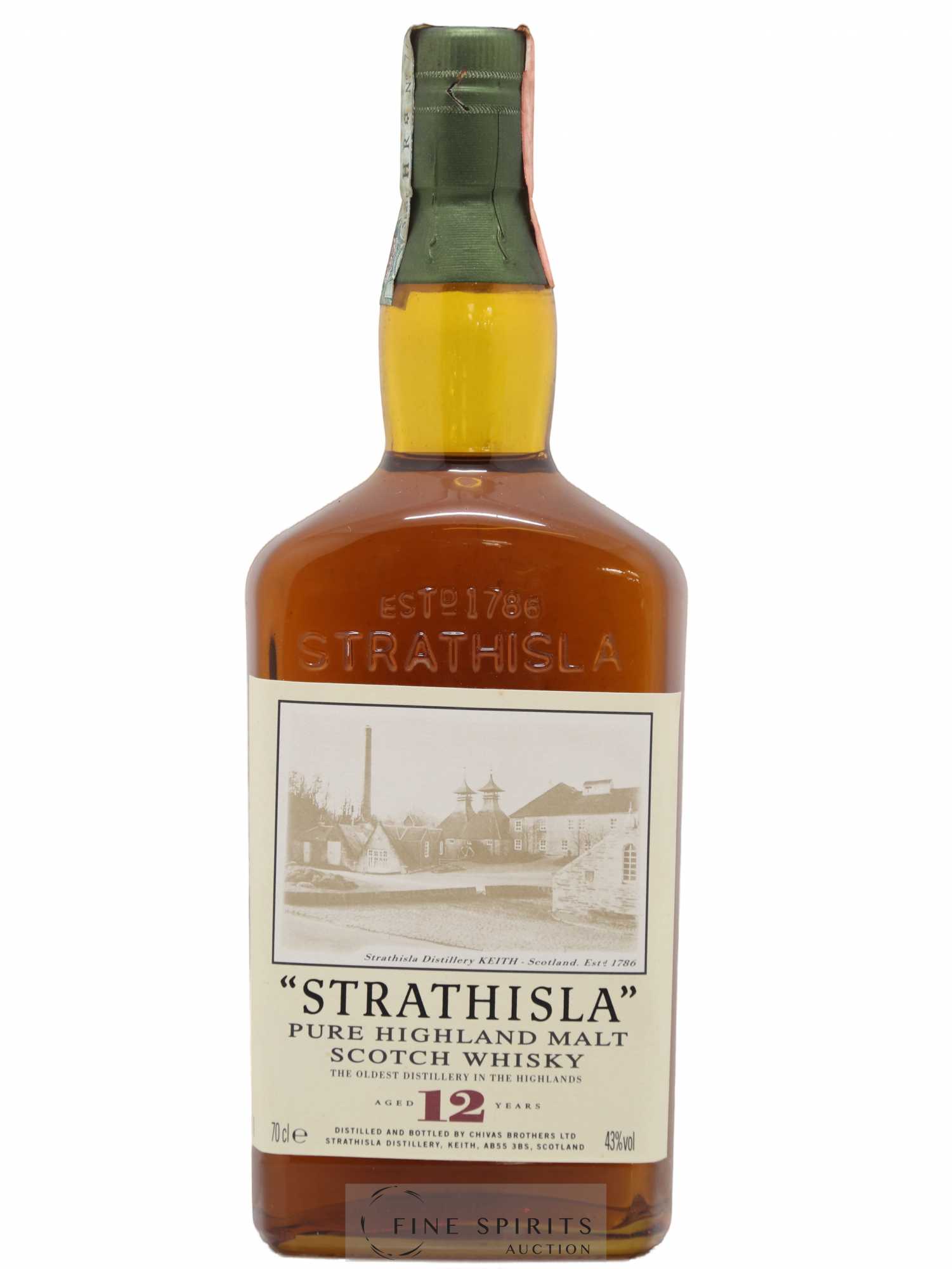 Strathisla 12 years Of. (70cl.) - Posten von 1 Flasche - 1