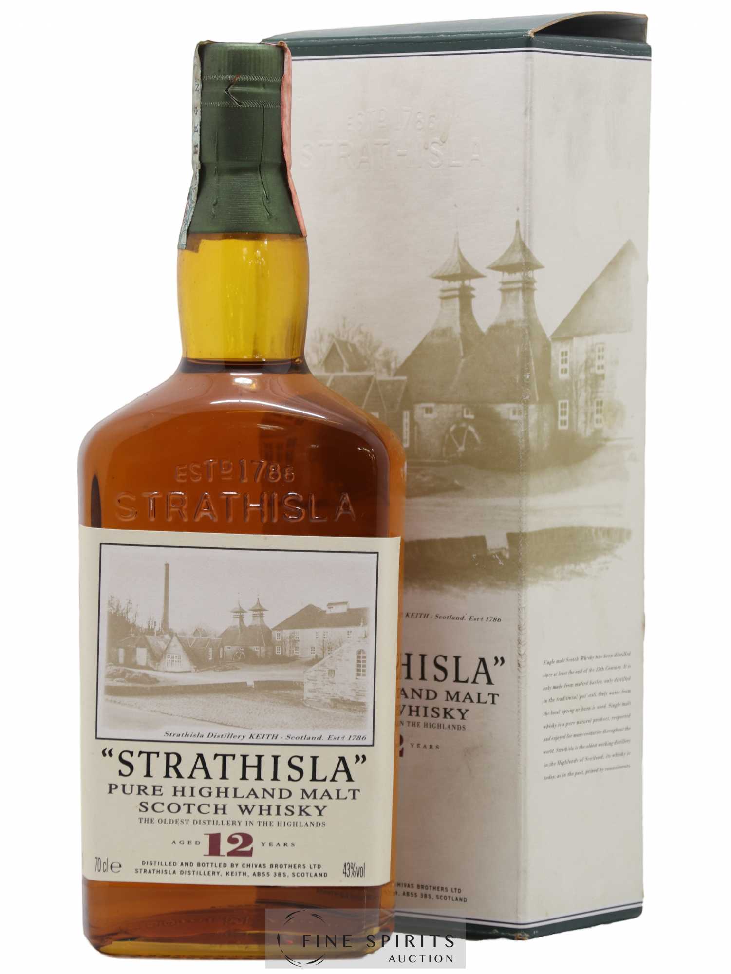 Strathisla 12 years Of. (70cl.) - Posten von 1 Flasche - 0