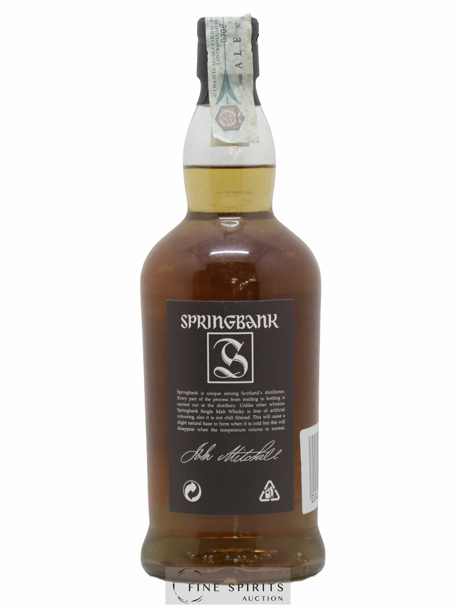 Springbank 10 years Of. - Posten von 1 Flasche - 2