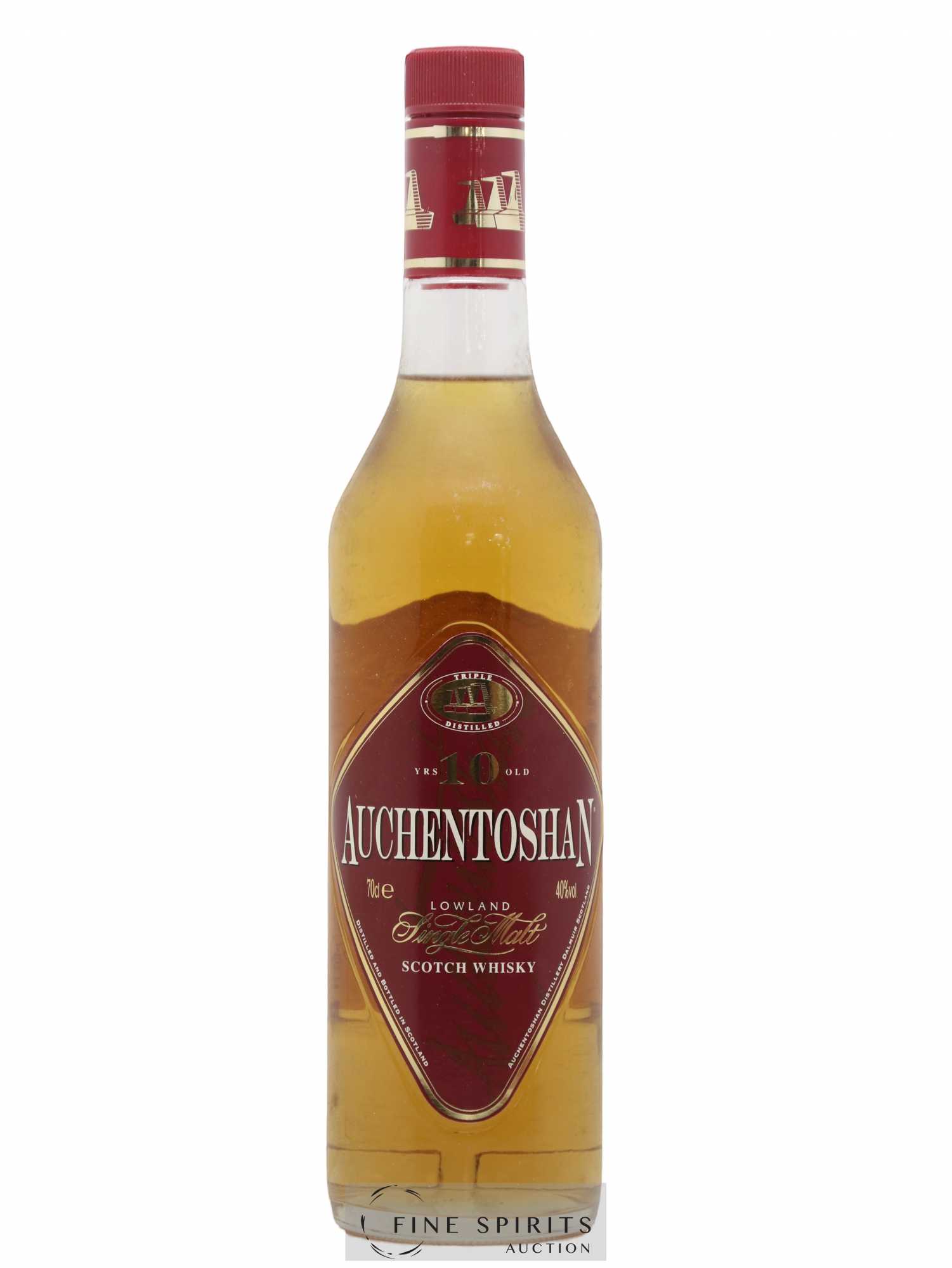 Auchentoshan 10 years Of. Triple Distilled - Lot de 1 bouteille - 0