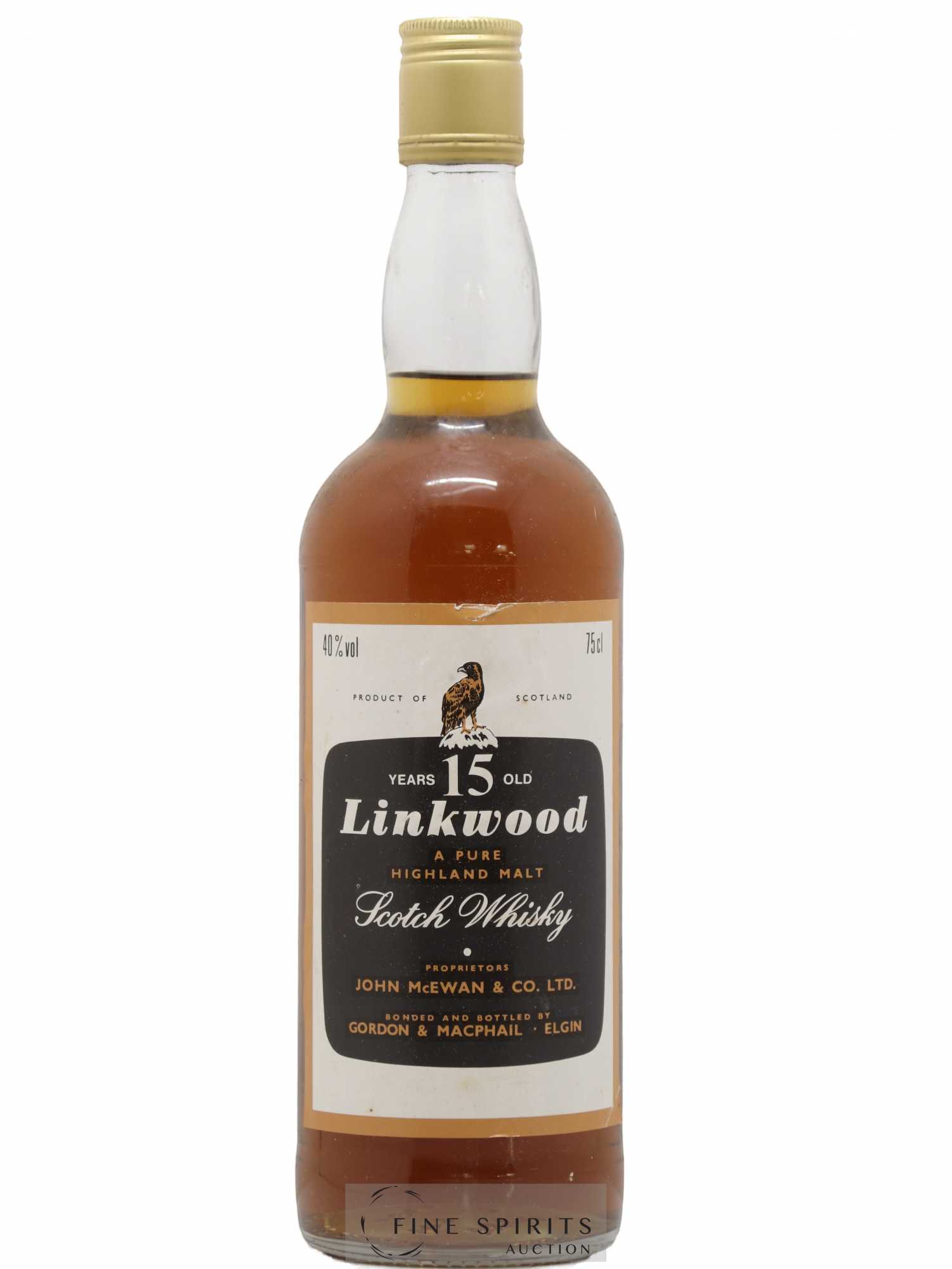 Linkwood 15 years Gordon & MacPhail - Lot de 1 bouteille - 0