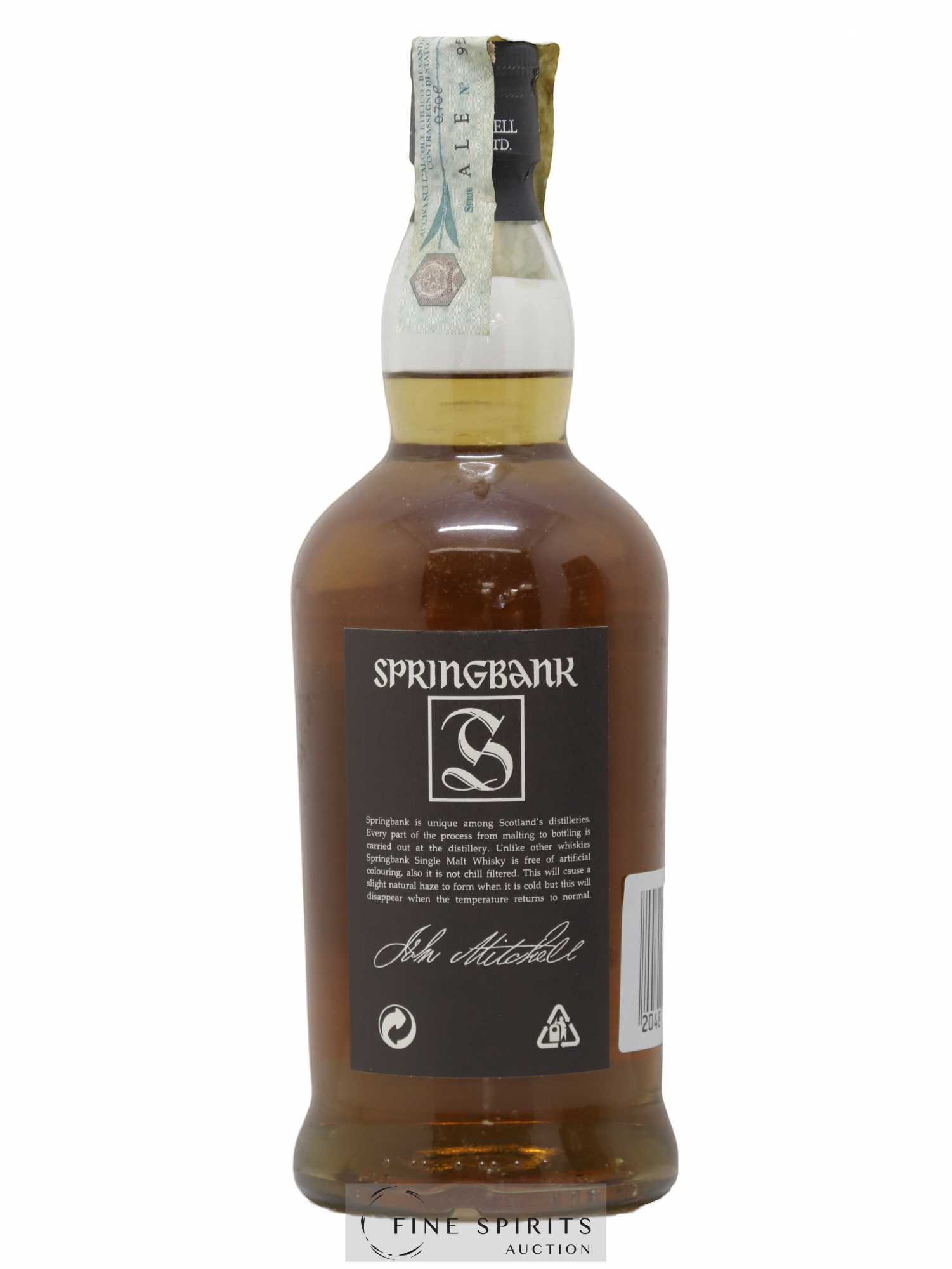 Springbank 10 years Of. - Posten von 1 Flasche - 2