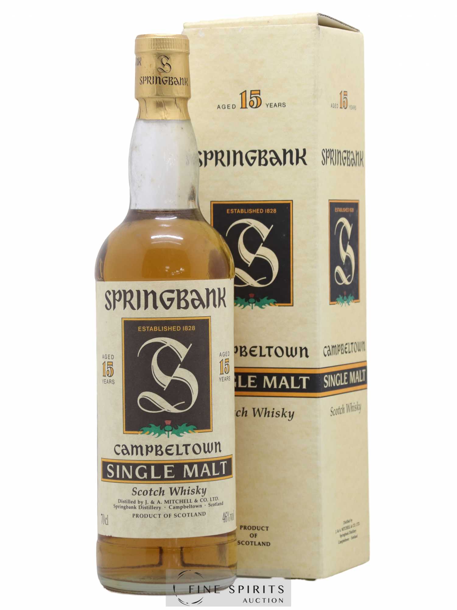Springbank 15 years Of. Parchment Label - Posten von 1 Flasche - 0