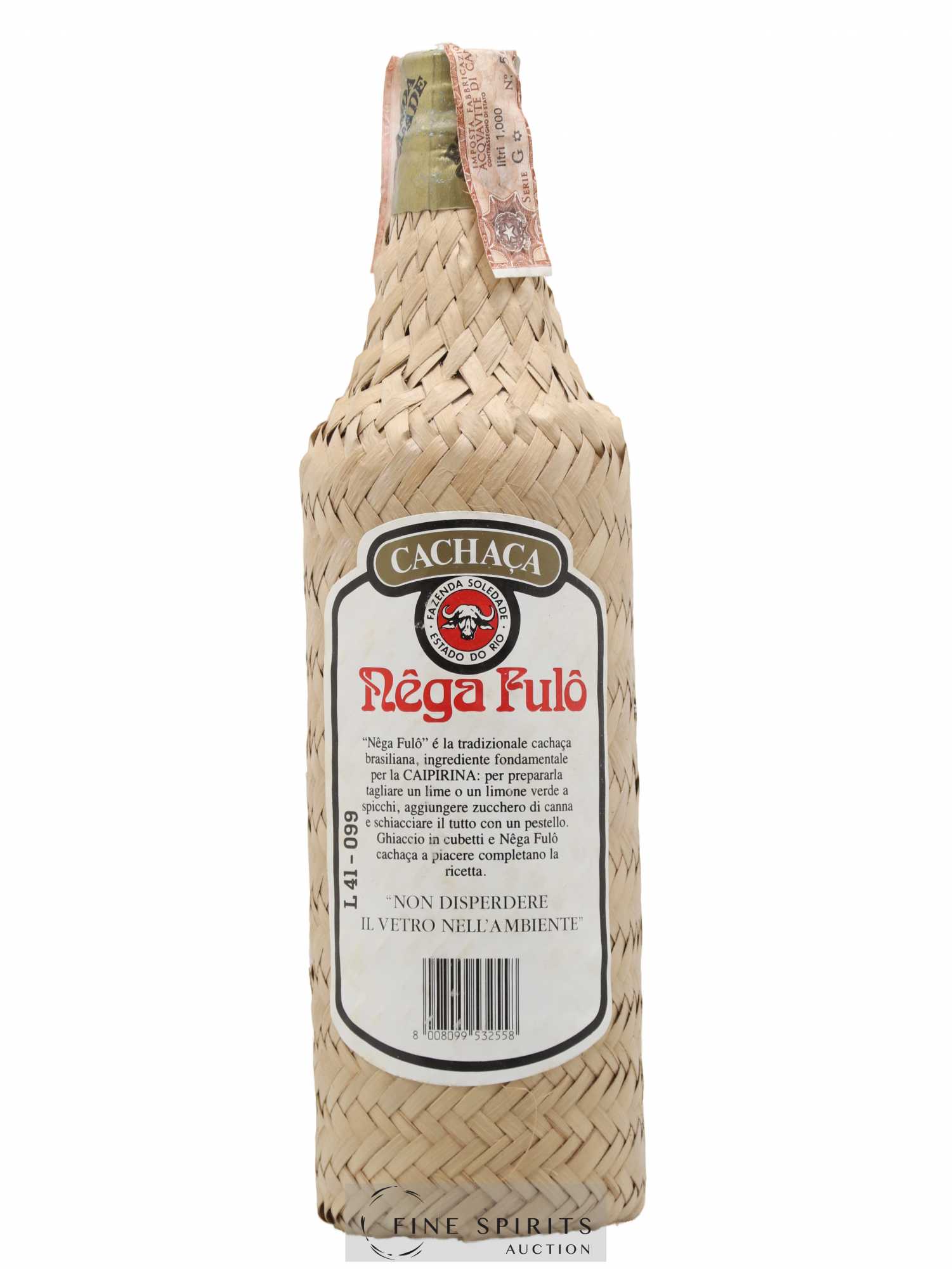 Mêga Fulô Of. Aguardante de Cana UDV Italia Import (sans prix de réserve) - Lot de 1 bouteille - 1