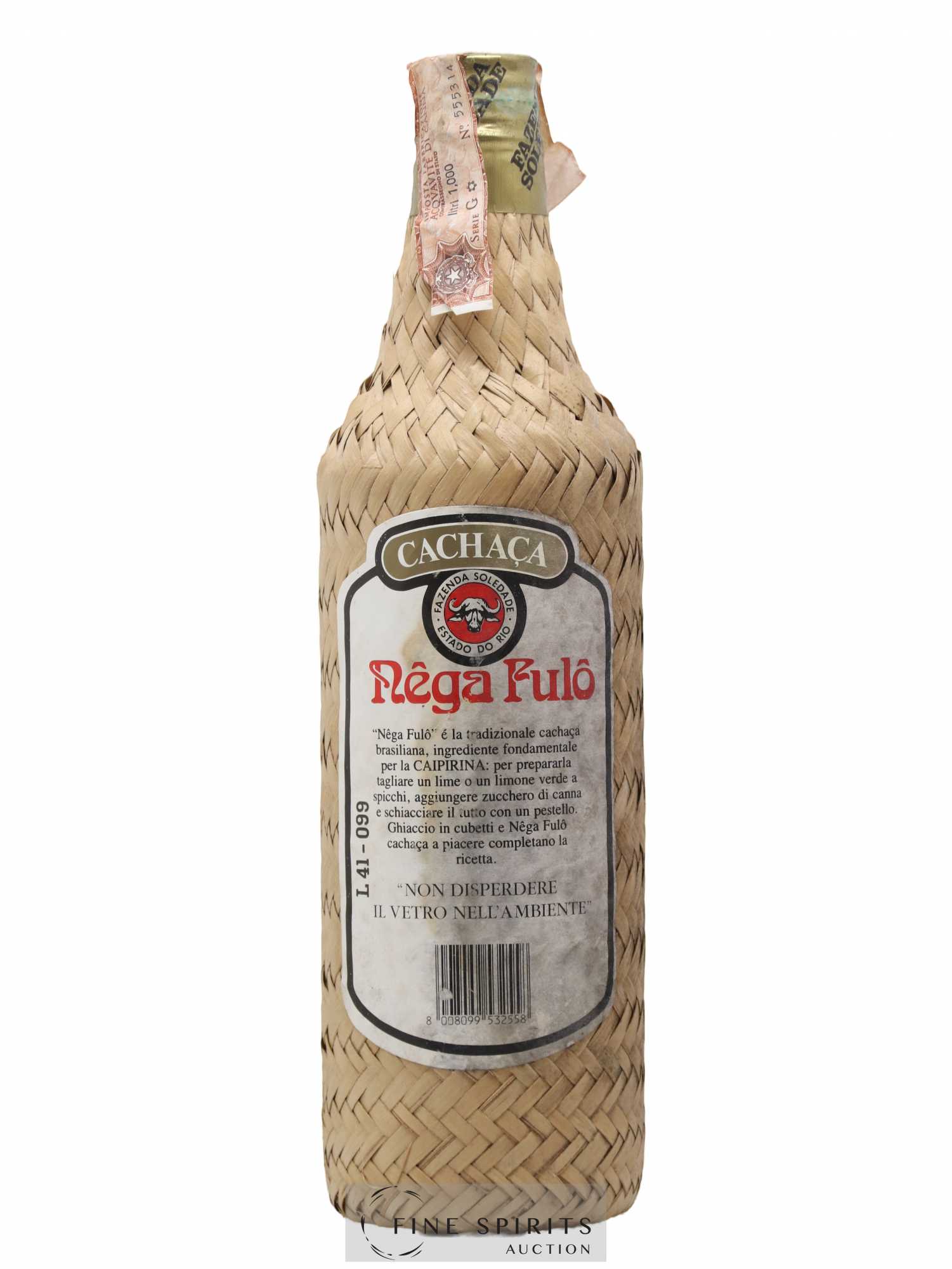 Mêga Fulô Of. Aguardante de Cana UDV Italia Import (sans prix de réserve) - Lot de 1 bouteille - 1