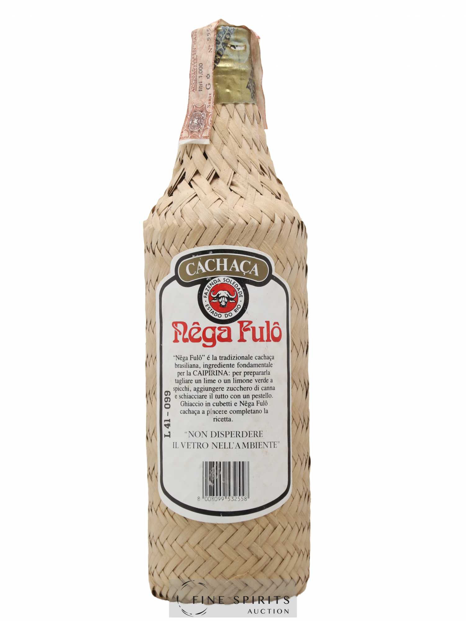 Mêga Fulô Of. Aguardante de Cana UDV Italia Import - Lot de 1 bouteille - 1