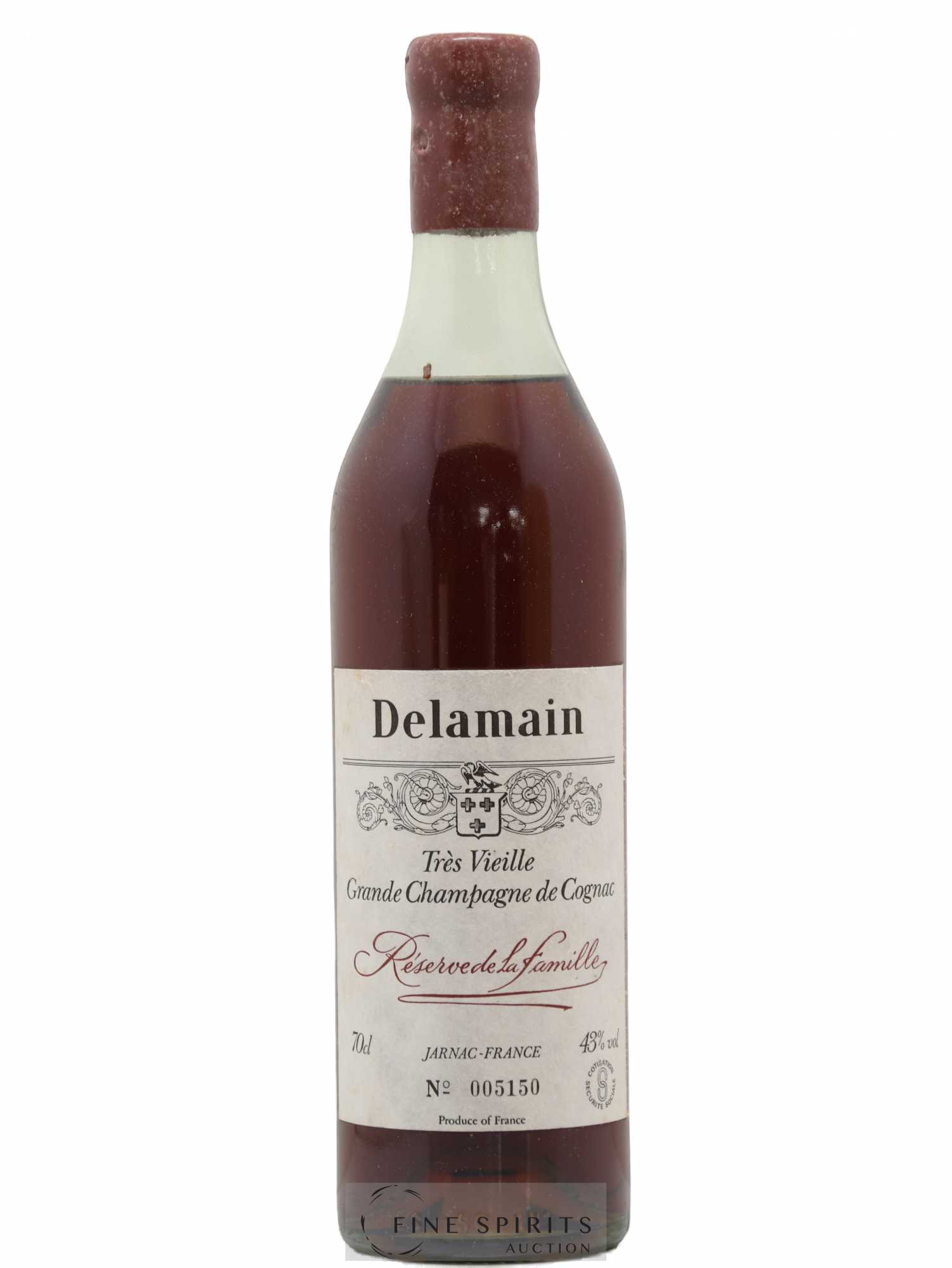 Delamain Of. Réserve de la Famille Très Vieille - Lot de 1 bouteille - 1